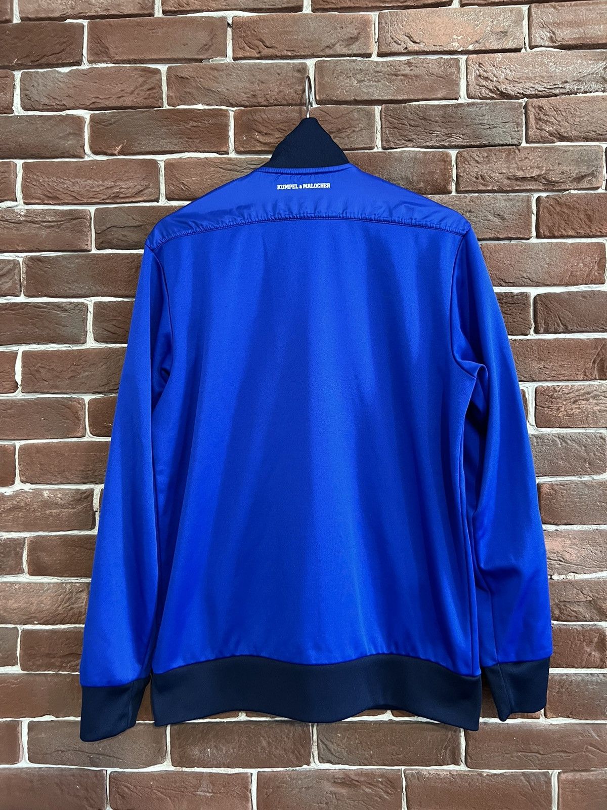 Adidas 2014 Adidas Schalke 04 Football Soccer Track Jacket M Blue Size US M / EU 48-50 / 2 - 2 Thumbnail