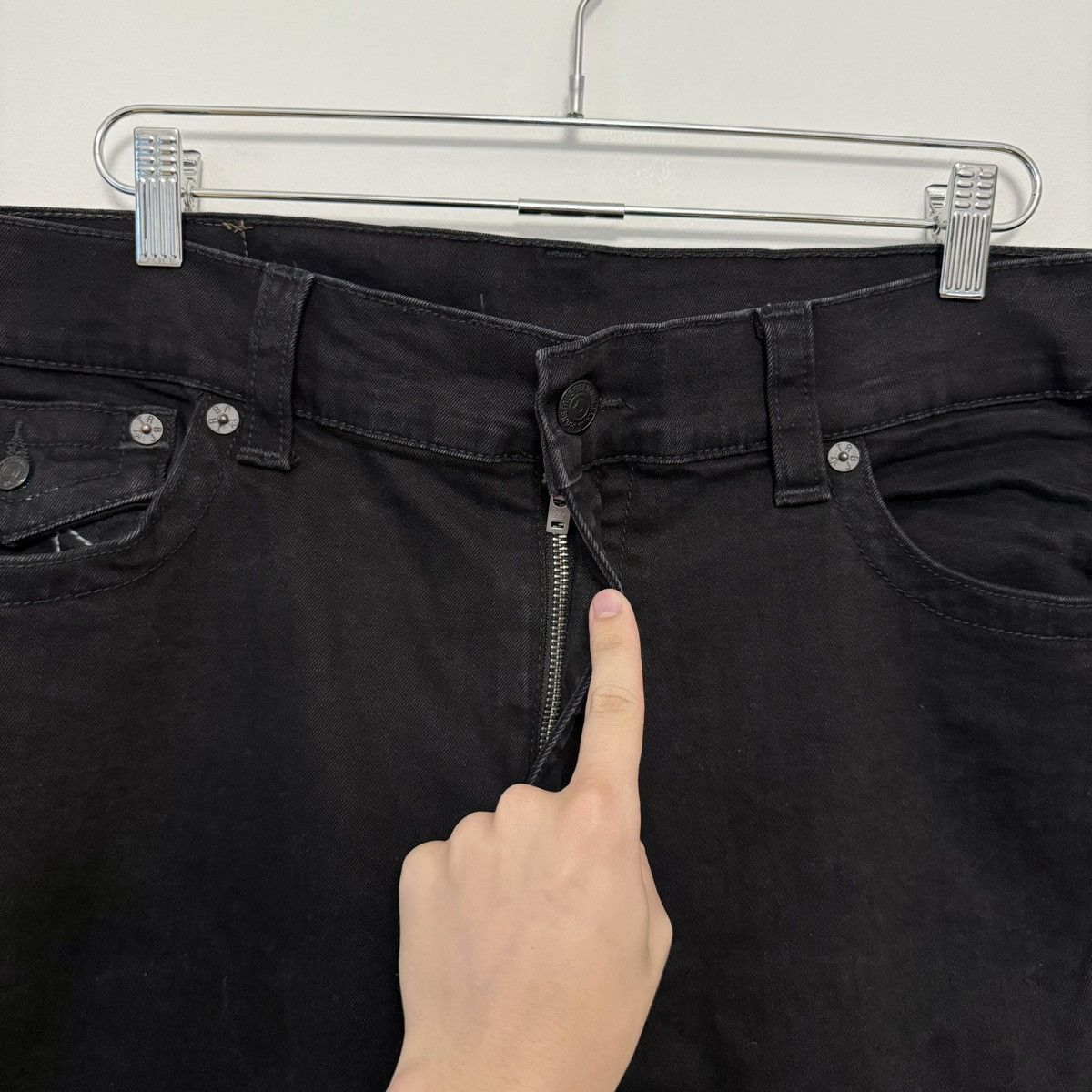 True Religion Vtg True Religion Rocco Flap Pocket Jeans Y2K Chief Keef Size US 38 / EU 54 - 8 Thumbnail