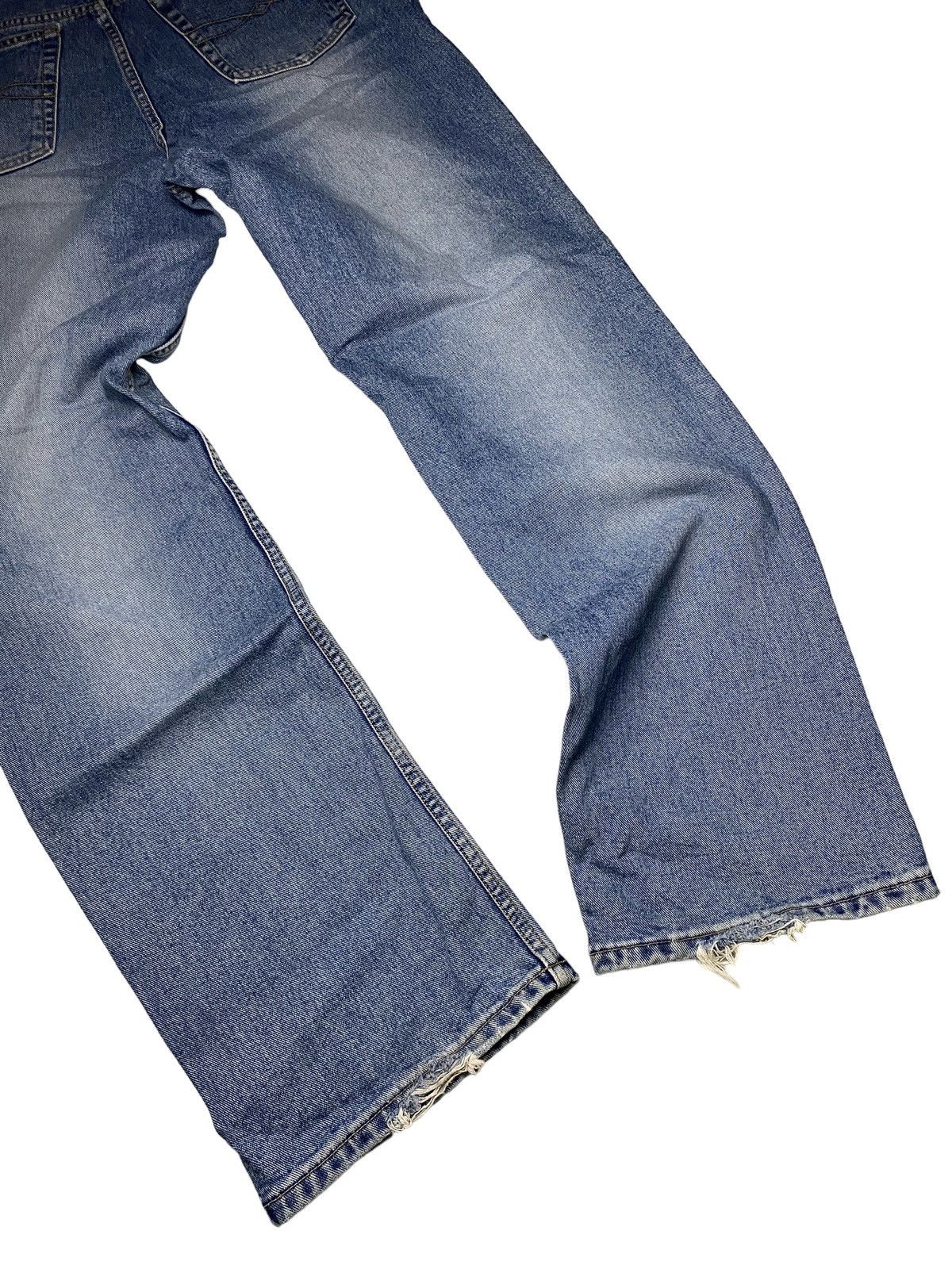 If Six Was Nine 2000's Japanese Flared Seawash Jeans Size US 32 / EU 48 - 12 Thumbnail