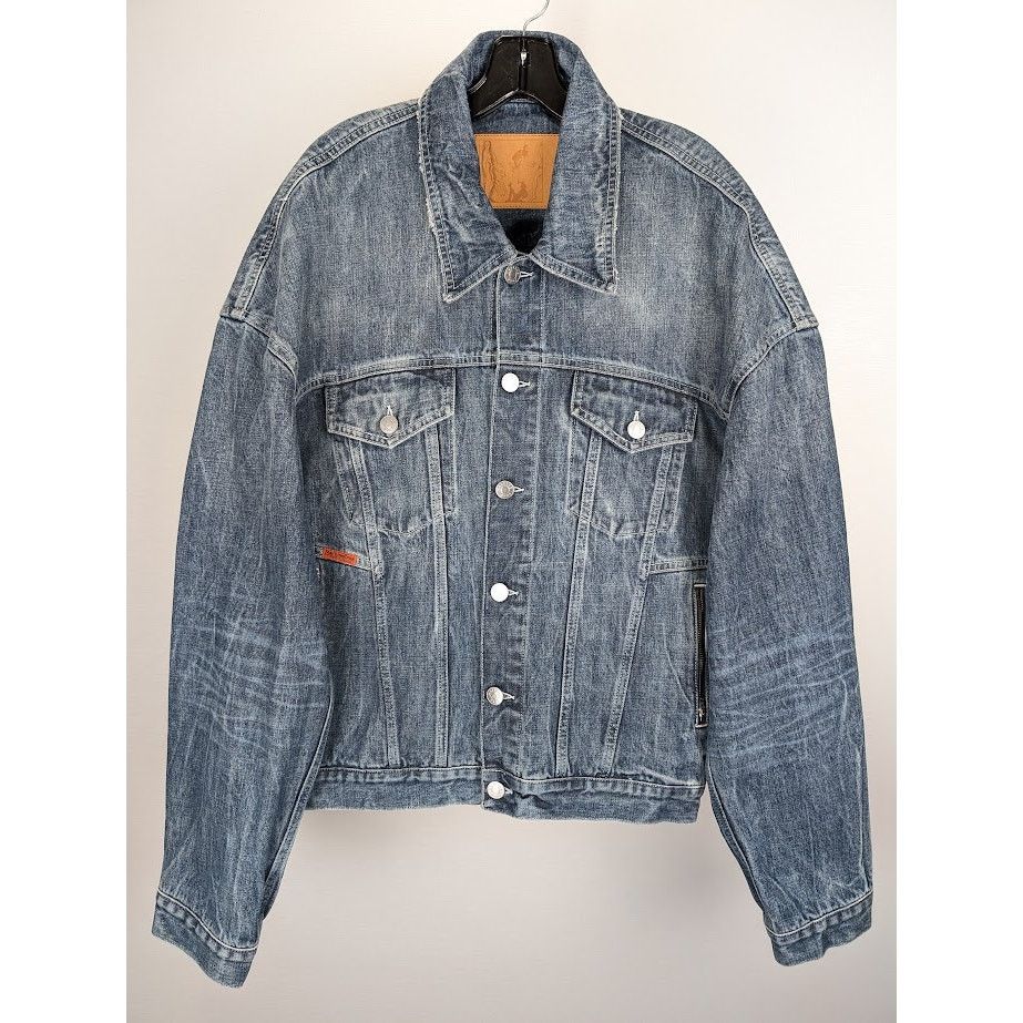 Martine Rose o1rshd1 Denim Jacket in Blue Size US L / EU 52-54 / 3 - 2 Thumbnail