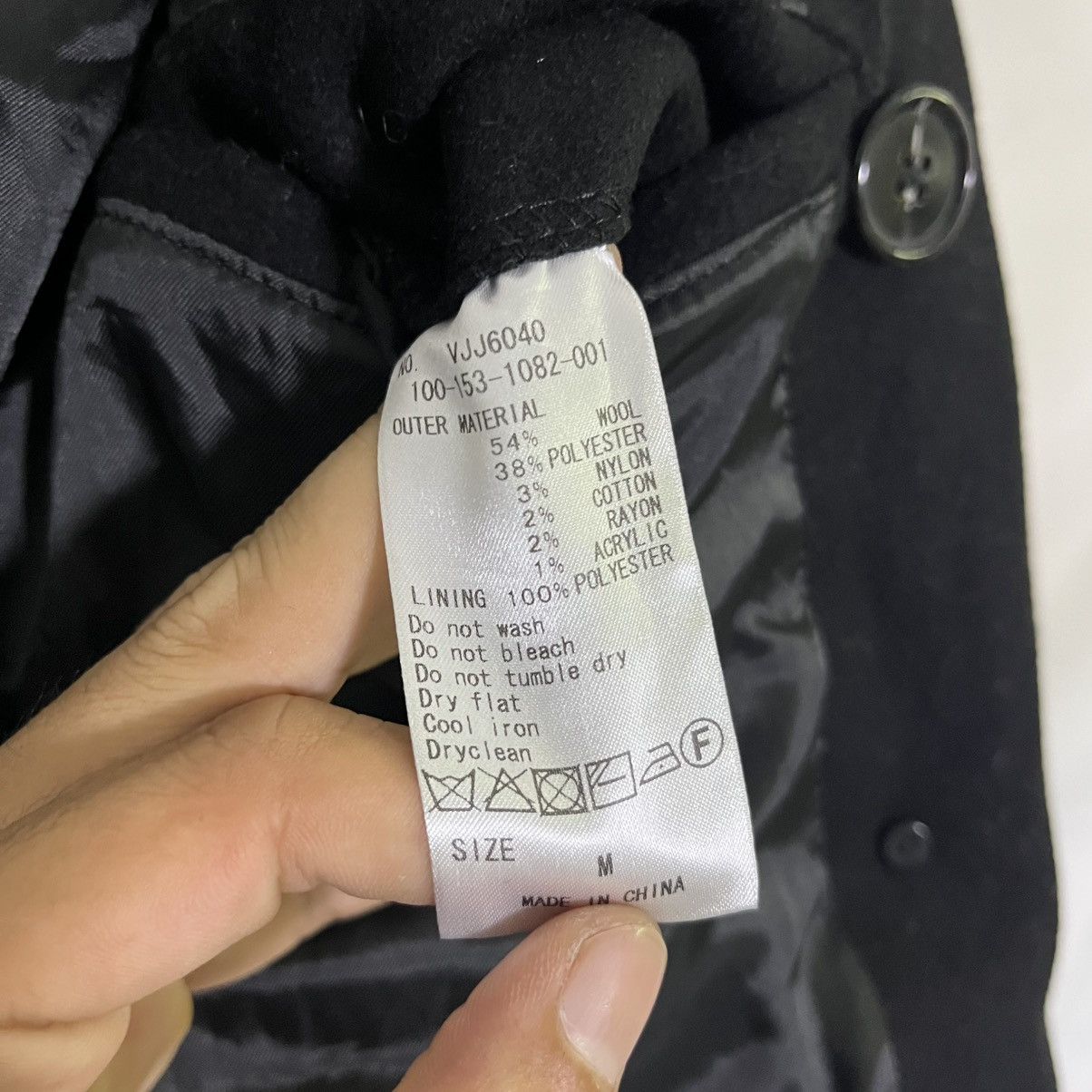 Vanquish VANQUISH JAPAN DOUBLE BREASTED WOOL COAT JACKET Size US M / EU 48-50 / 2 - 6 Thumbnail