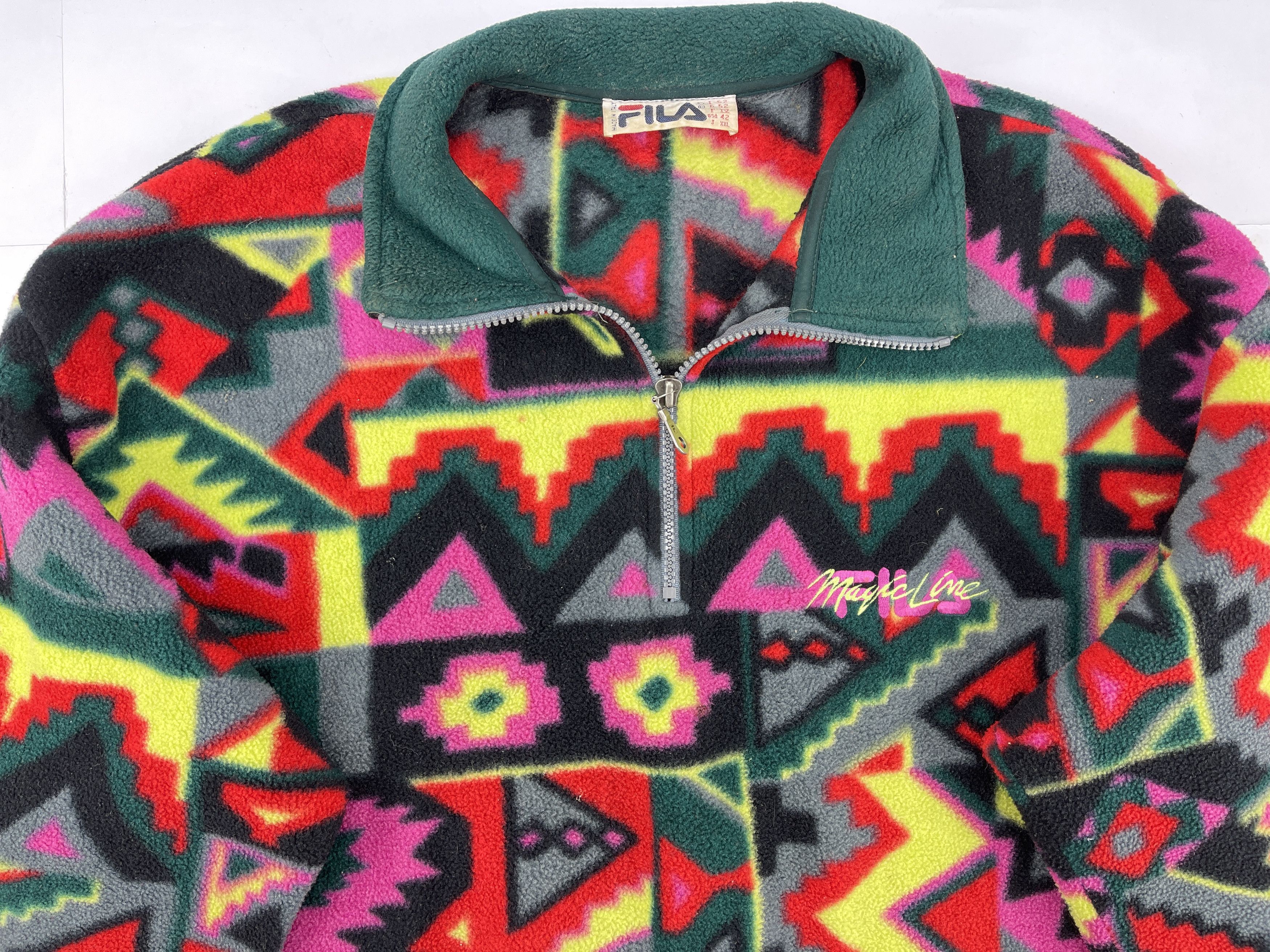 Fila FILA sweatshirt, vintage fleece shirt, 90s hip hop Y2K XXL Size US XXL / EU 58 / 5 - 6 Thumbnail