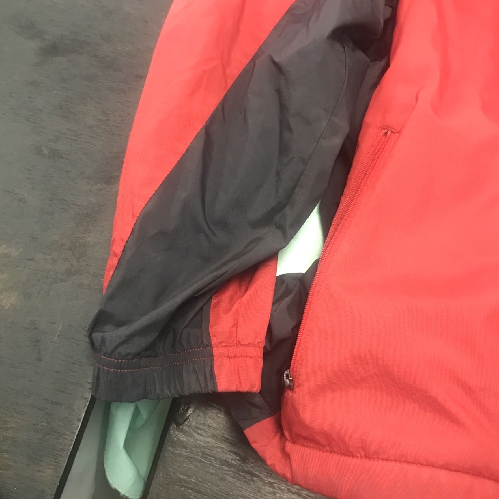 Nike Nike Fleece Lined Full Zip Athletic Jacket Swoosh Logo Red Mens XL Size US XL / EU 56 / 4 - 4 Thumbnail