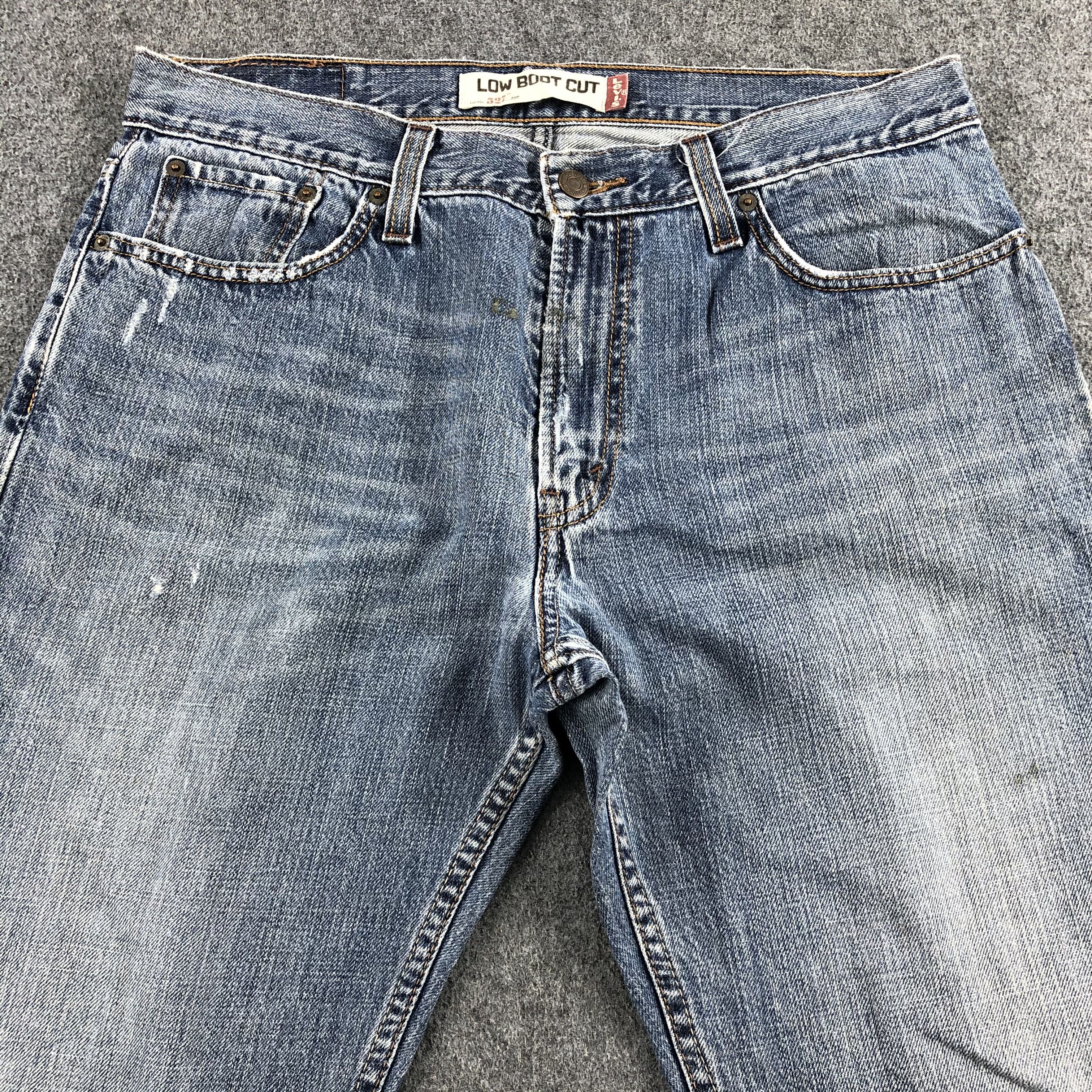 Levi's Vintage Blue Wash Levis 527 Jeans-J1679 Size US 34 / EU 50 - 3 Thumbnail