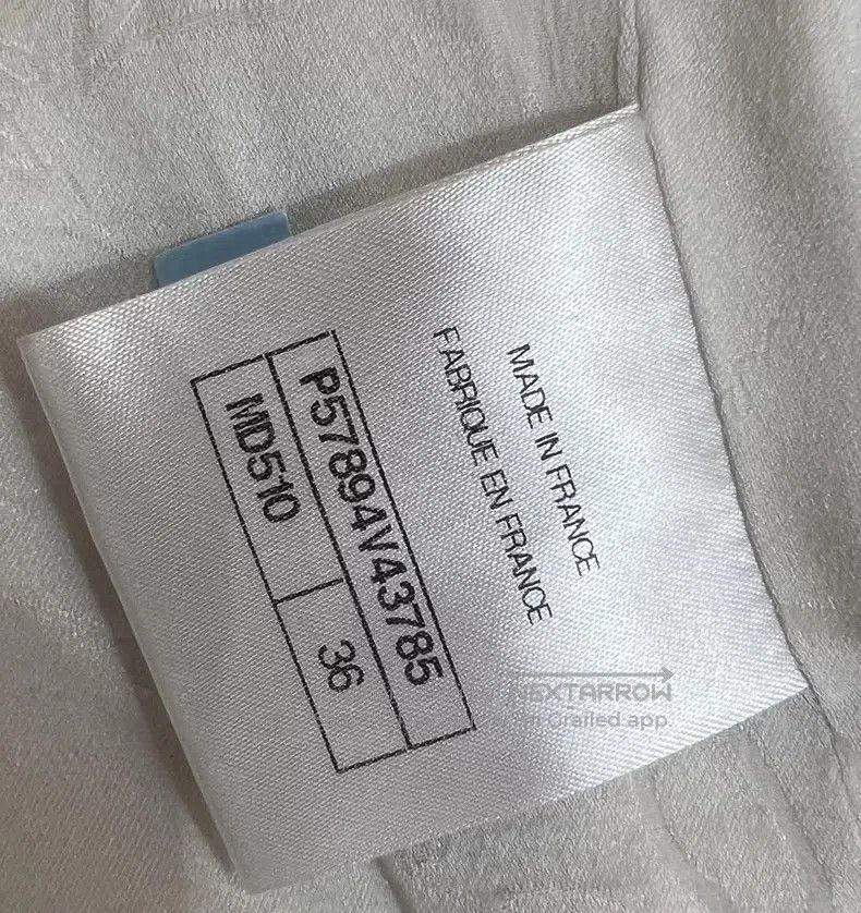 Chanel Chanel Greek white gold-bordered tweed jacket Size XS / US 0-2 / IT 36-38 - 6 Thumbnail