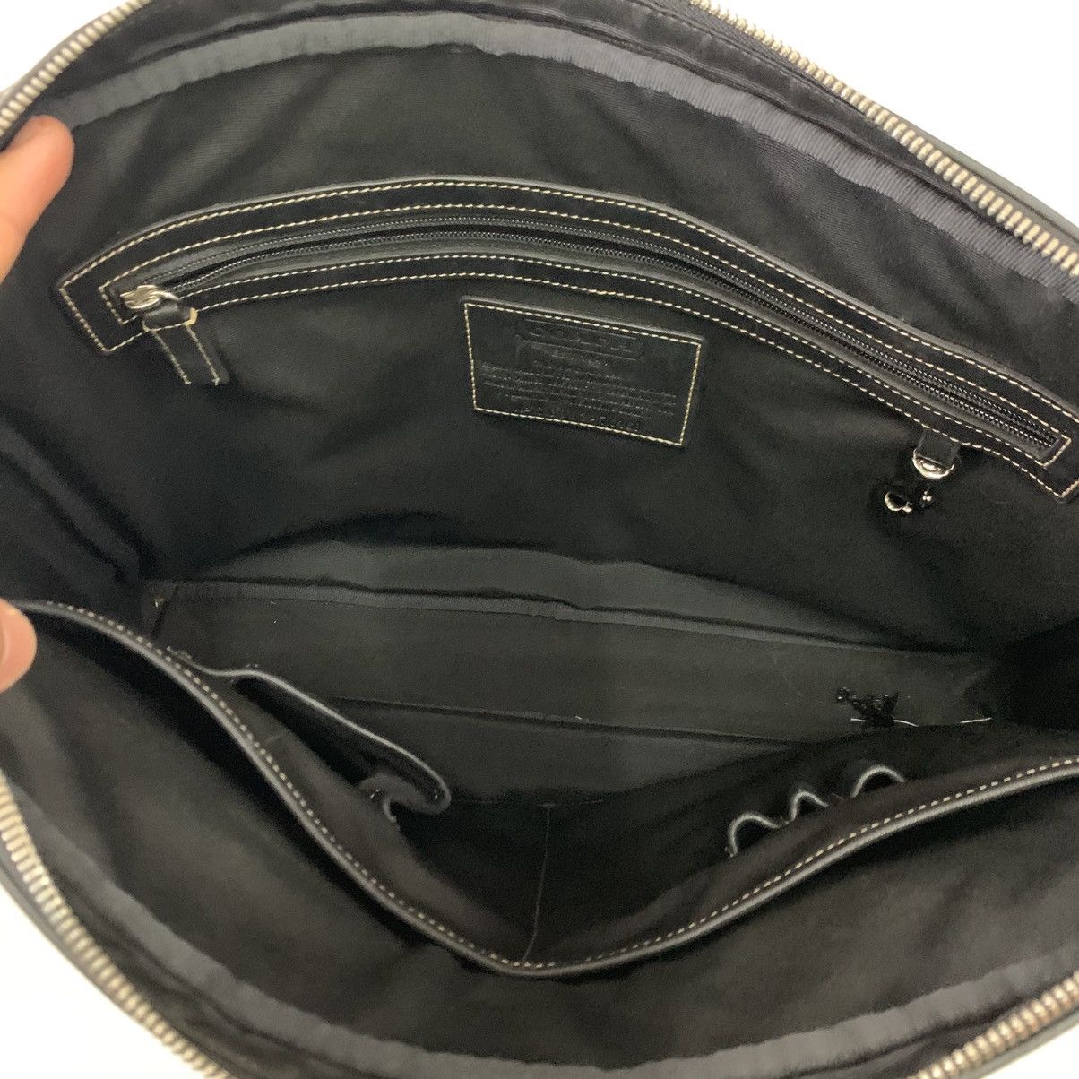 Coach Coach Leather Document Laptop Bag Size ONE SIZE - 9 Thumbnail