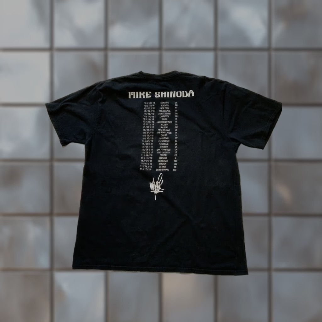 Vintage VINTAGE Mike Shinoda Linkin Park Post Traumatic 2018 Tour Concert Merch Black T-Shirt XL Size US XL / EU 56 / 4 - 1 Thumbnail