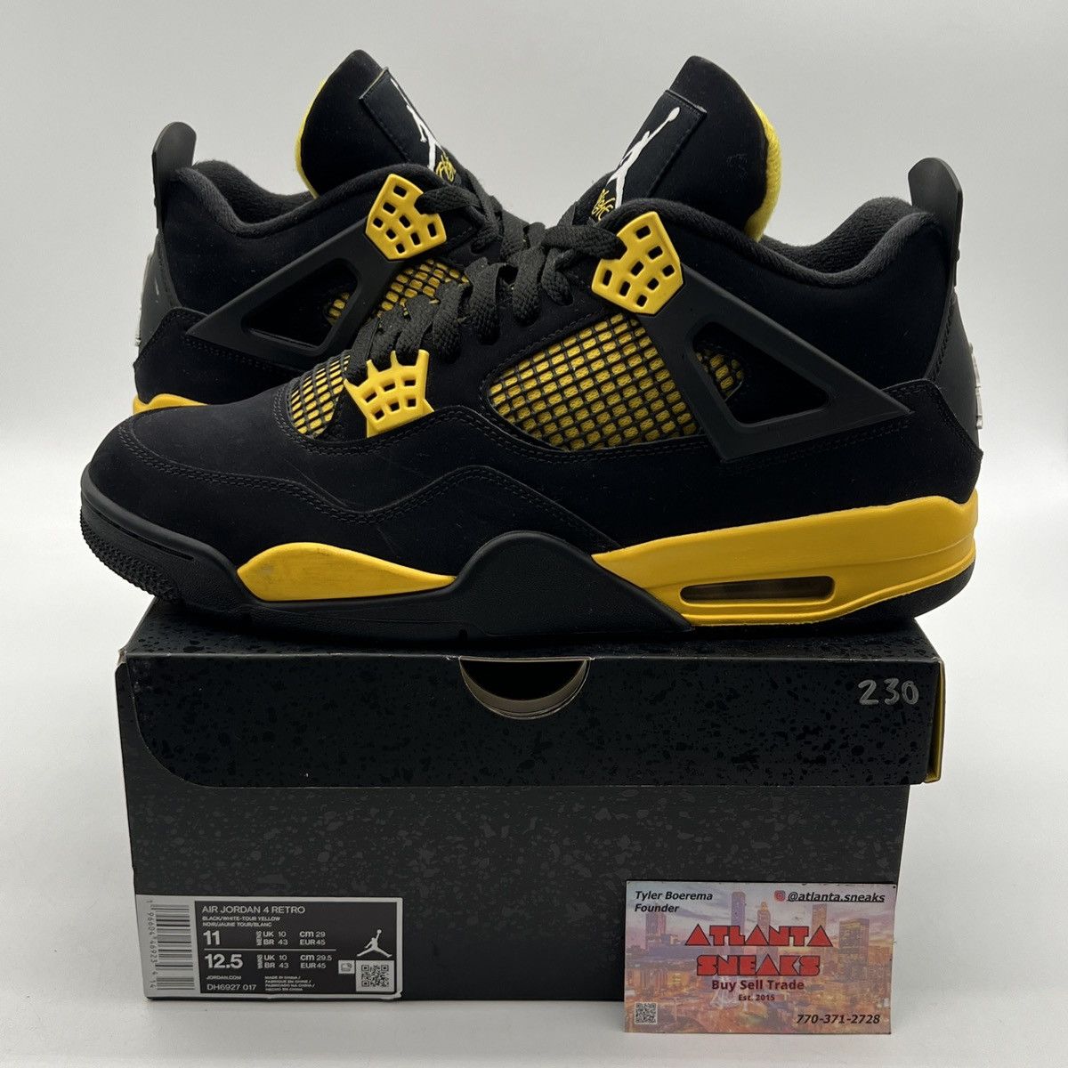 Jordan Brand Air Jordan 4 Thunder Size US 11 / EU 44 - 1 Thumbnail