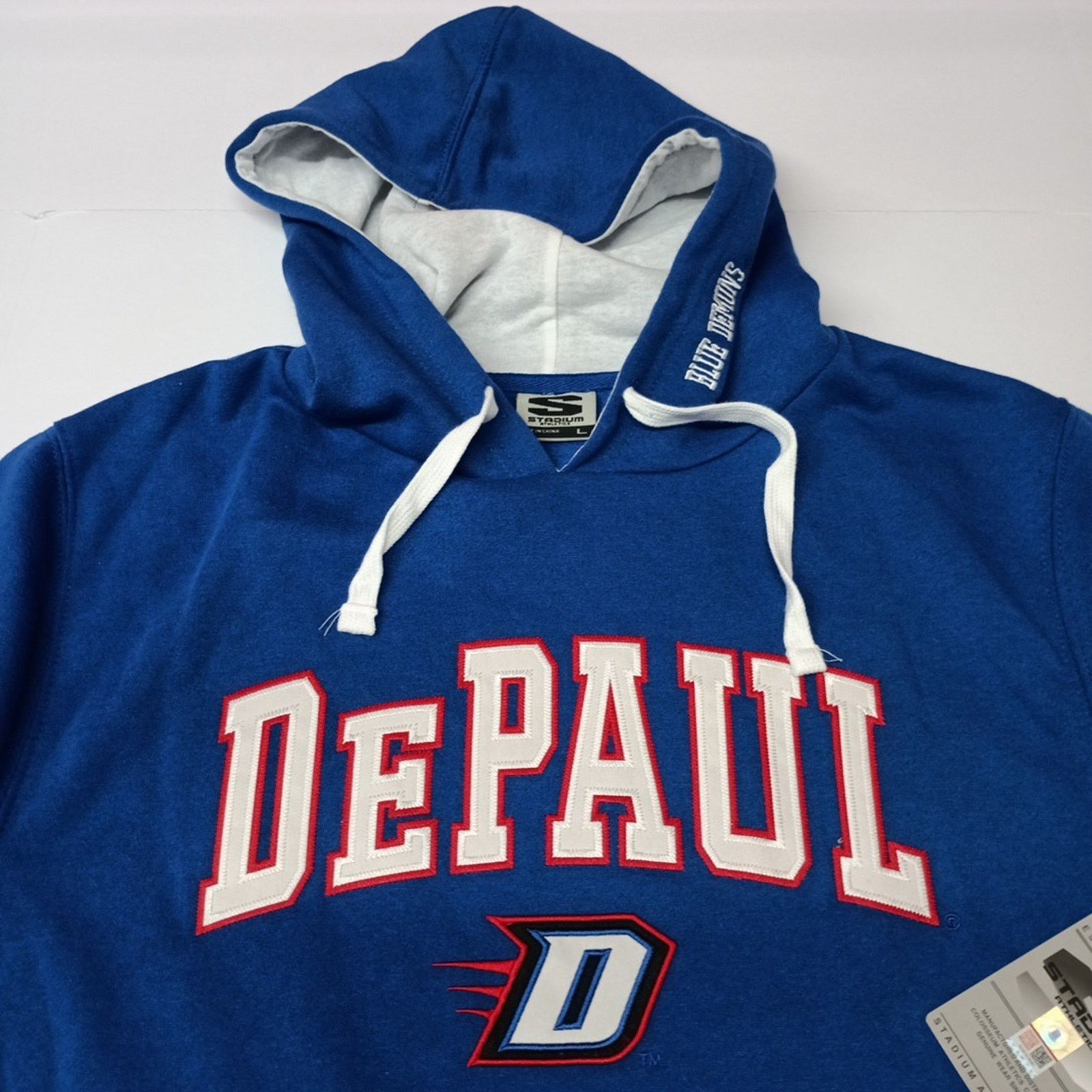 Other DePaul Blue Demons Hoodie Men’s Size L Large Blue NCAA Size US L / EU 52-54 / 3 - 4 Thumbnail