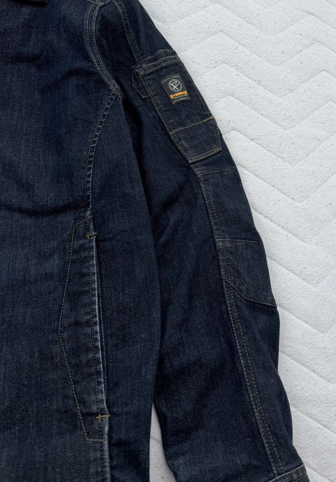 Japanese Brand Evenriver Workwear Denim Jacket Utility Mechanic Biker Size US XL / EU 56 / 4 - 11 Thumbnail