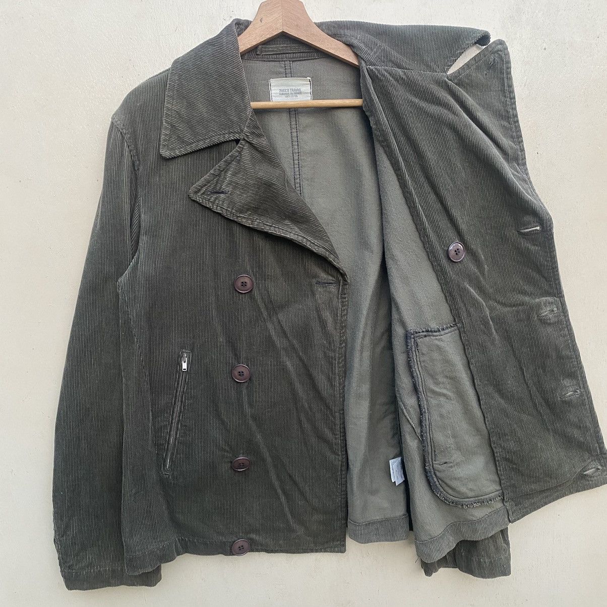 CABANE de ZUCCa × Issey Miyake × Zucca Issey Miyake Cabane De Zucca Travail Corduroy Jacket Size US S / EU 44-46 / 1 - 7 Thumbnail
