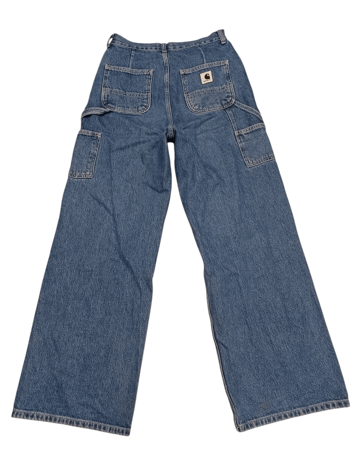 Carhartt FIRE CARHARTT BAGGY CARPENTERS HIGH WAIST LOOSE LADY`S JEANS Size 26" / US 2 / IT 38 - 1 Thumbnail