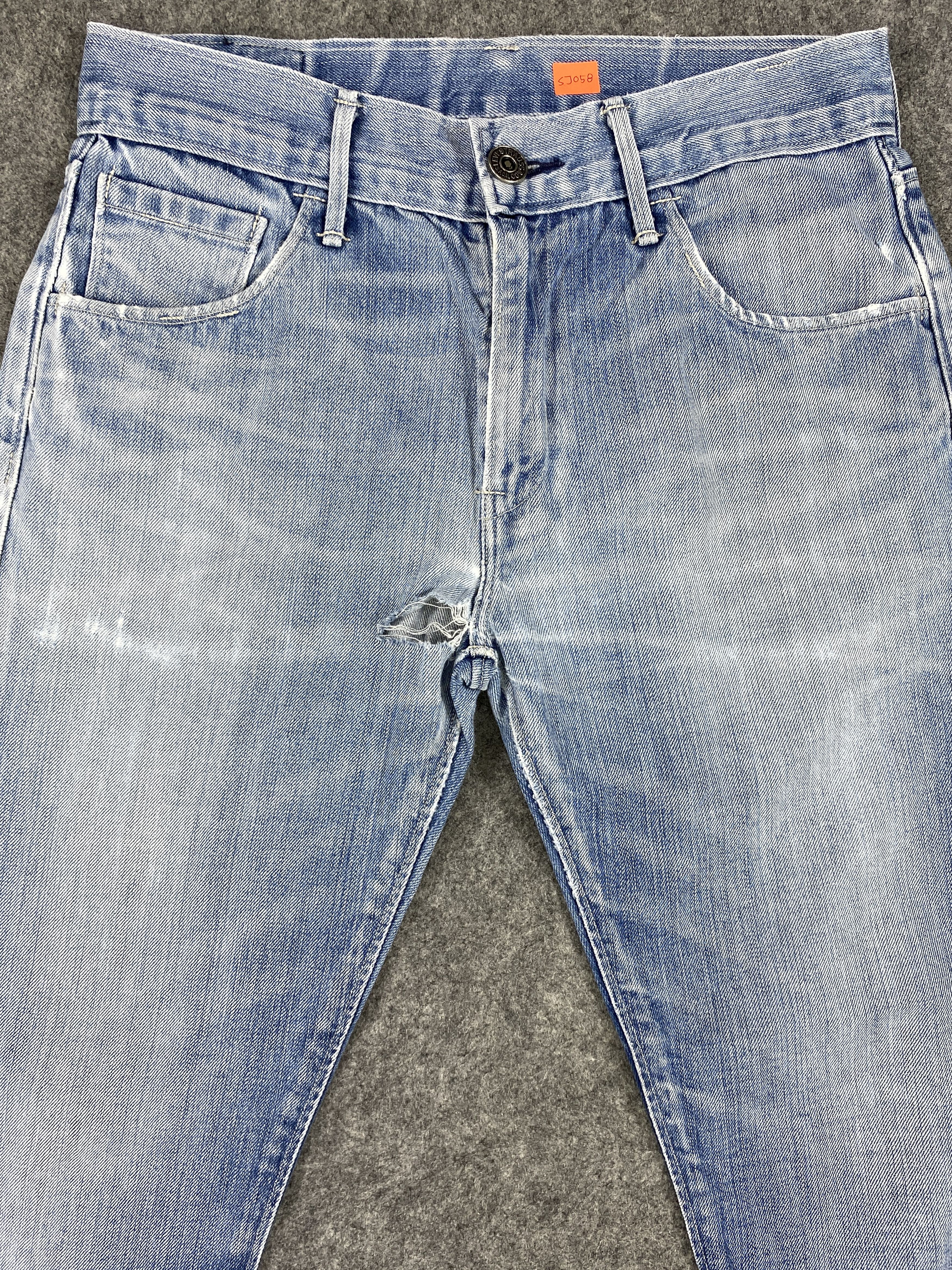 Levi's Blue Wash Vintage Levi's Jeans 30x28.5 Denim -SJ058 Size US 30 / EU 46 - 3 Thumbnail