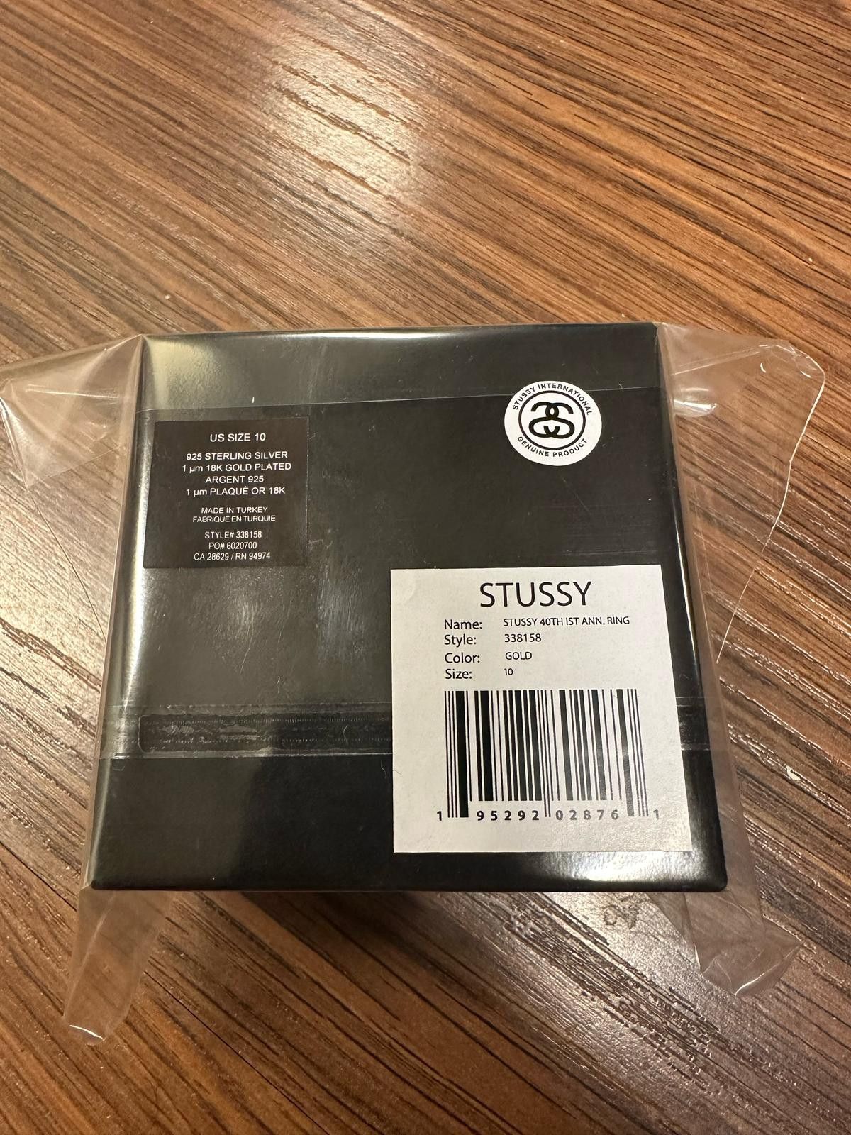 Jewelry × Stussy × Vintage CC000021 Size: 10 / Stüssy 40th Anniversary Ring in Gold Size ONE SIZE - 3 Thumbnail