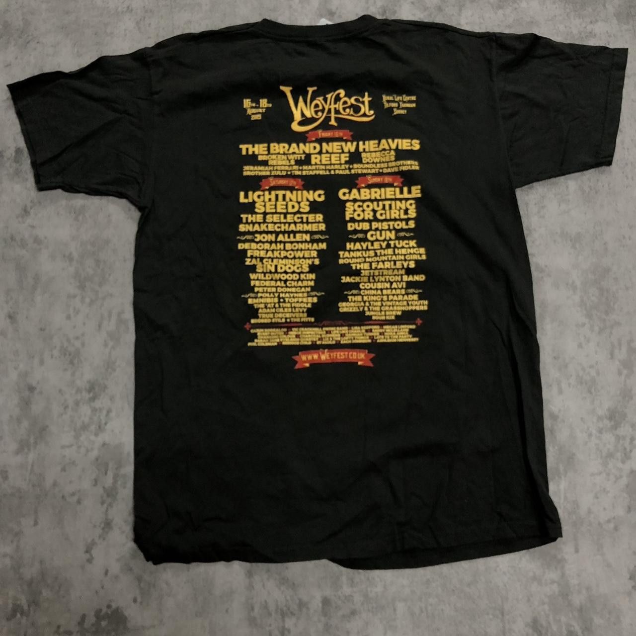 Fruit Of The Loom 2019 WeFest music festival black cotton t-shirt Size US M / EU 48-50 / 2 - 4 Thumbnail