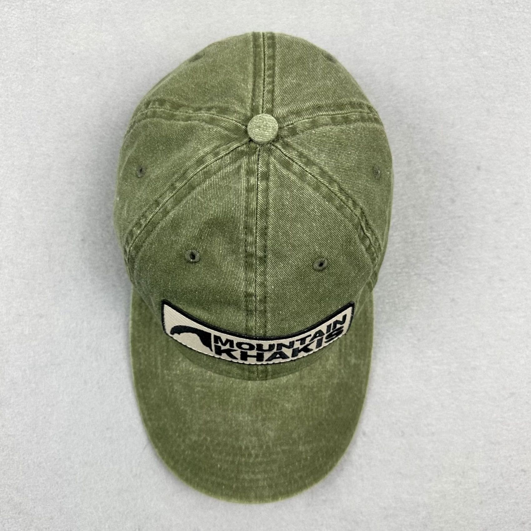 Vintage Mountain Khakis Hat Cap Strap Back Men Green Richardson Logo Patch Outdoor Size ONE SIZE - 6 Thumbnail