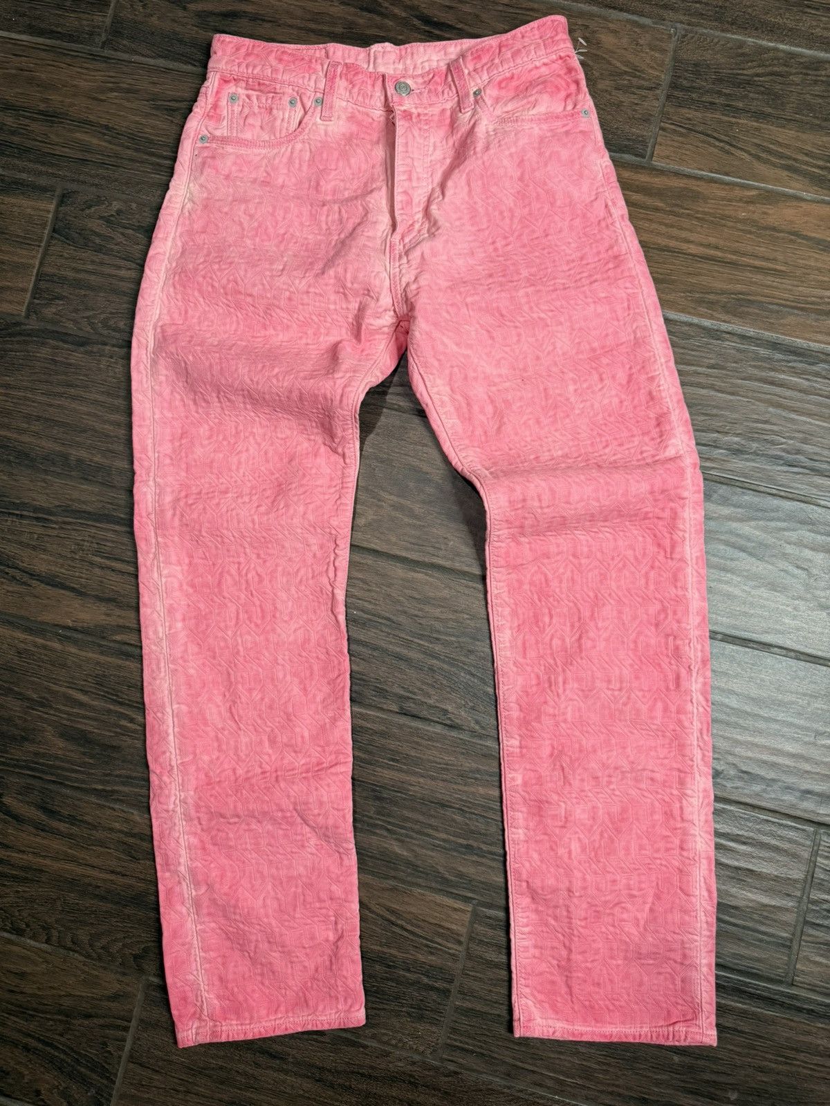 Stussy Floral Jacquard Big Ol' Jeans | Grailed