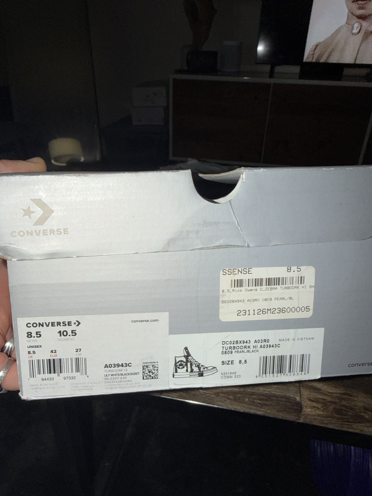 Converse × Rick Owens Drkshdw Rick owns x Converse Turbodrk sneakers Size US 8.5 / EU 41-42 - 6 Thumbnail