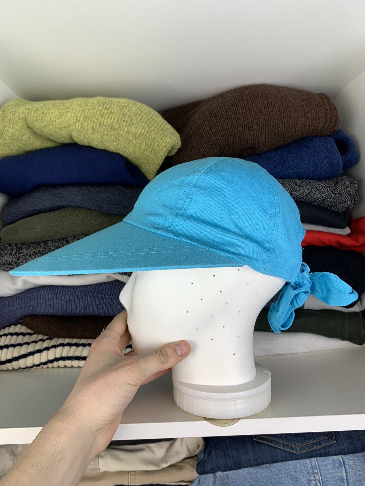 Vintage Vintage BJR Classic Headwear Washed Cotton Twill Hat Cap Size ONE SIZE - 8 Thumbnail