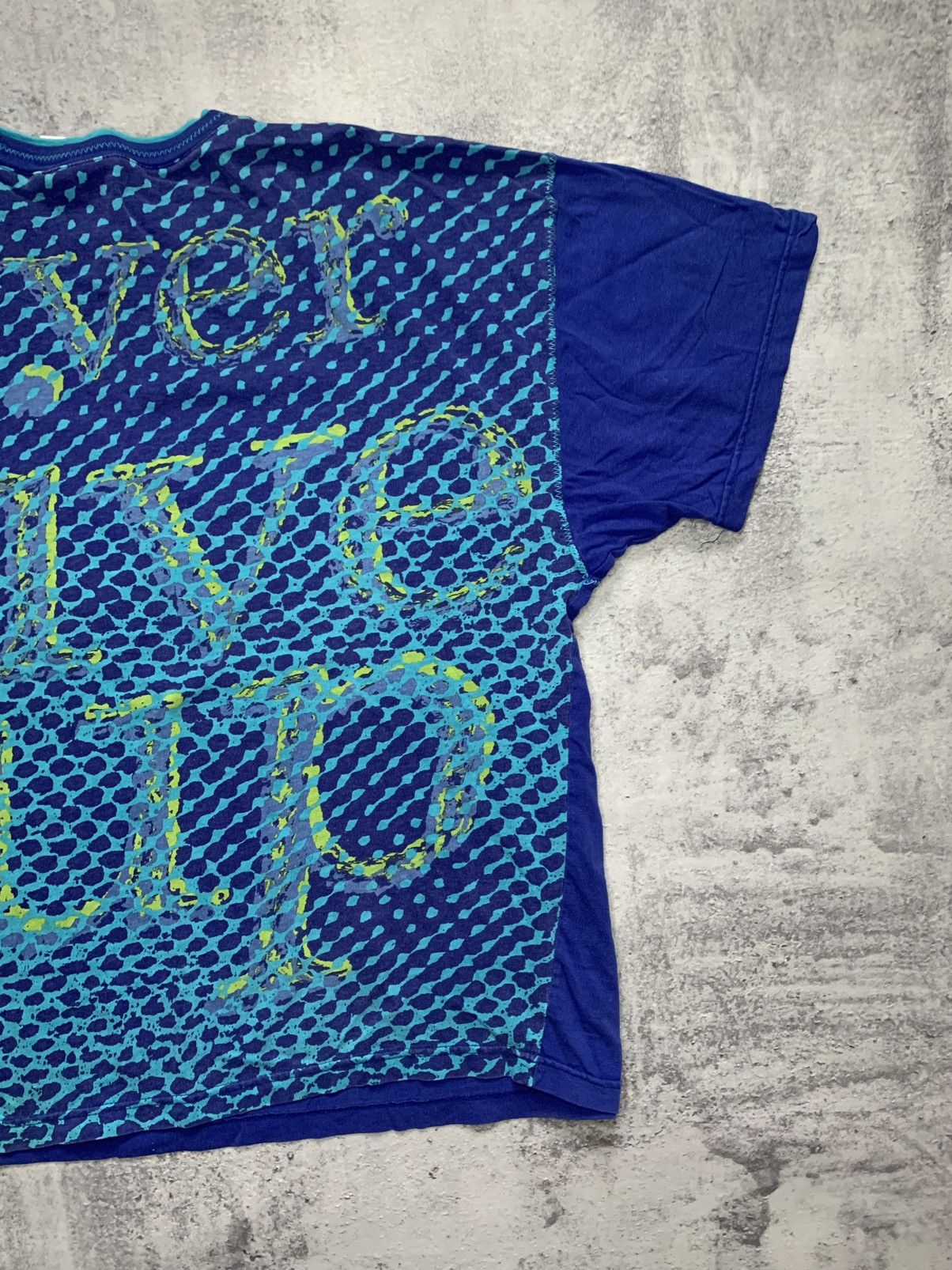 Nike × Vintage Vintage Nike Just Do It AOP Never Give Up T Shirt Size US L / EU 52-54 / 3 - 6 Thumbnail