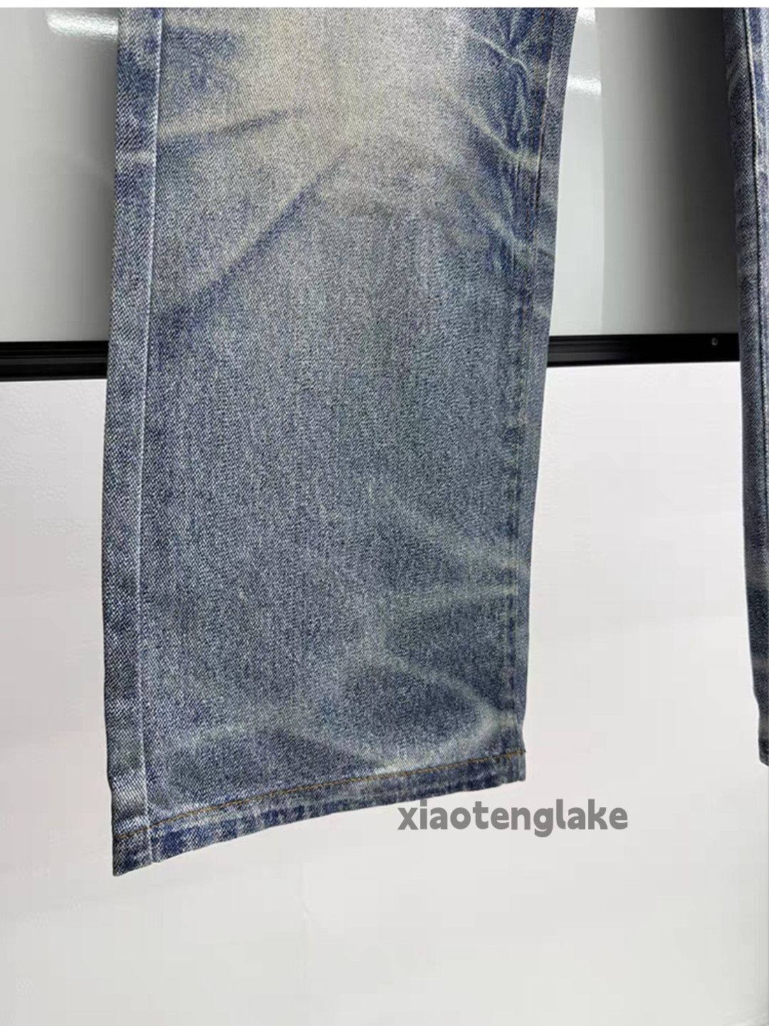 Jean xtl vintage washed faded cleanfit punk hiphop jeans Size US 34 / EU 50 - 9 Thumbnail