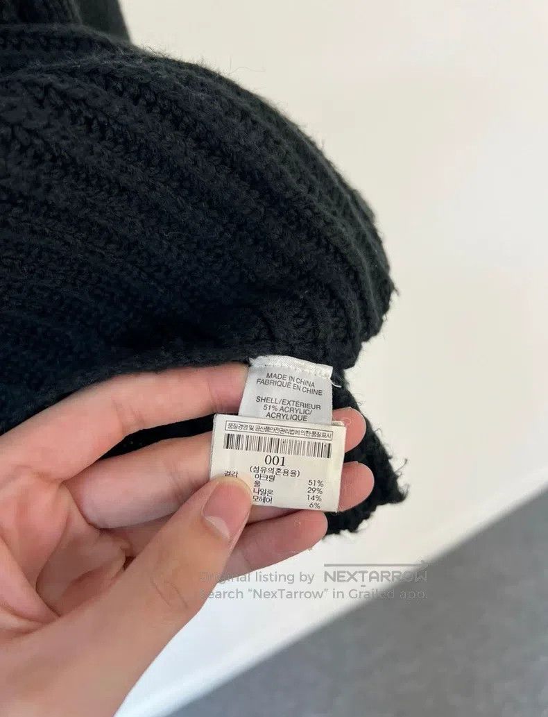 Helmut Lang HELMUT LANG Side Zip Knit Open Cardigan Size S / US 4 / IT 40 - 4 Thumbnail