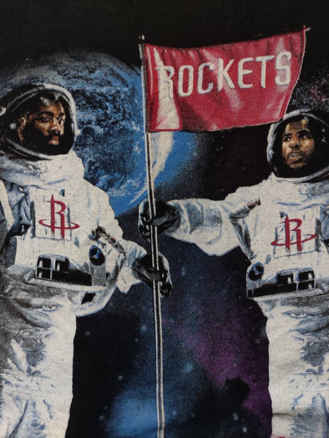 Majestic Houston Rockets James Harden & Chris Paul Spaceman T-Shirt Size US L / EU 52-54 / 3 - 5 Thumbnail