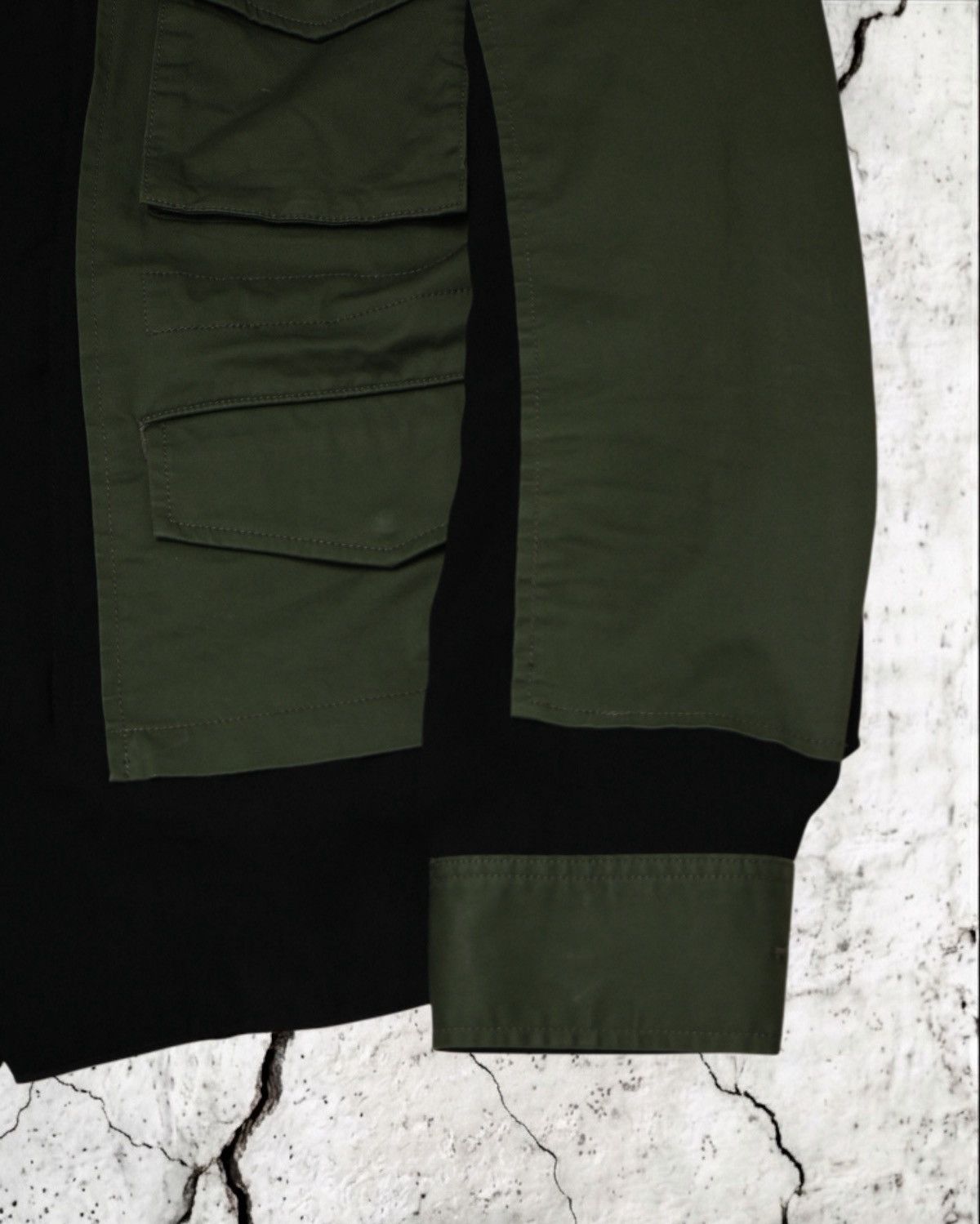 GU × Undercover GU x UNDERCOVER Military Utility Jacket – Olive/Black Size US XS / EU 42 / 0 - 2 Thumbnail