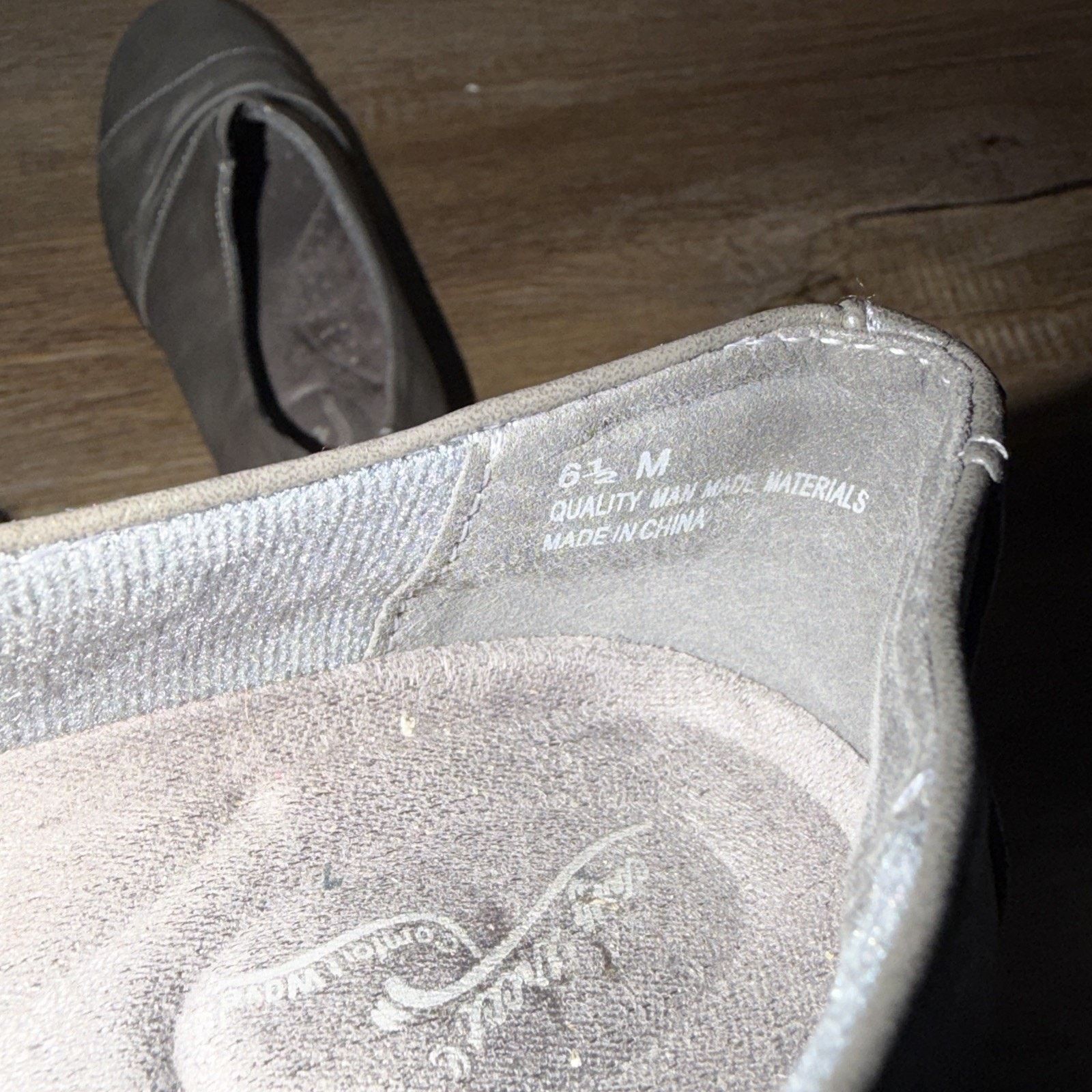 Other Men's Slip On Heeled Shoes Grey 6.5 Men Formal Casual Size US 6 / EU 39 - 11 Thumbnail