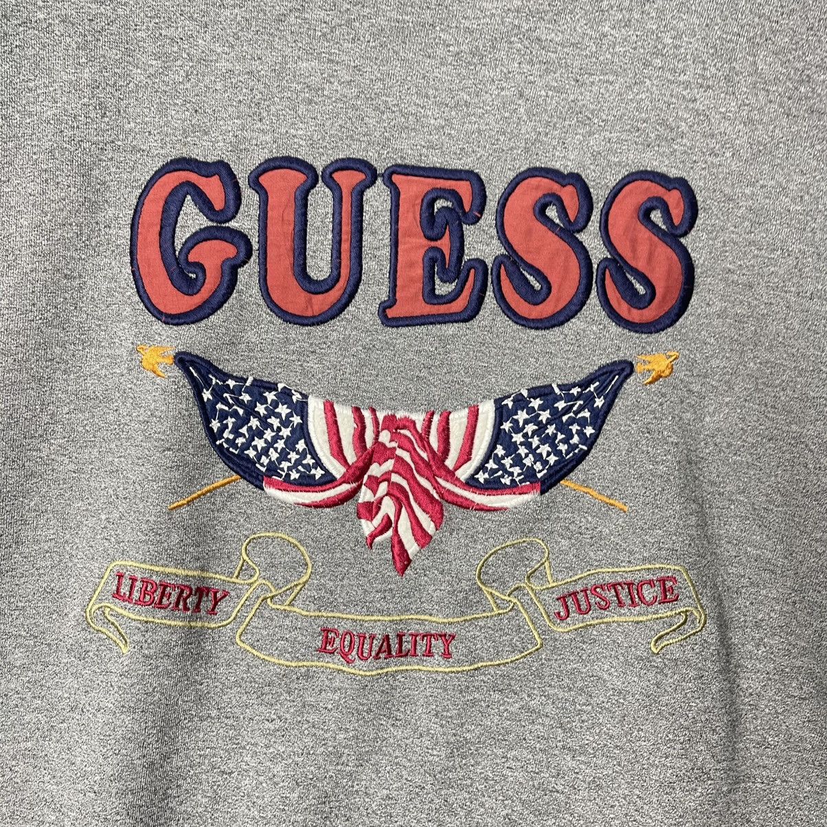 Guess Vintage Guess USA “American Tradition” Sweatshirt Size US L / EU 52-54 / 3 - 3 Thumbnail