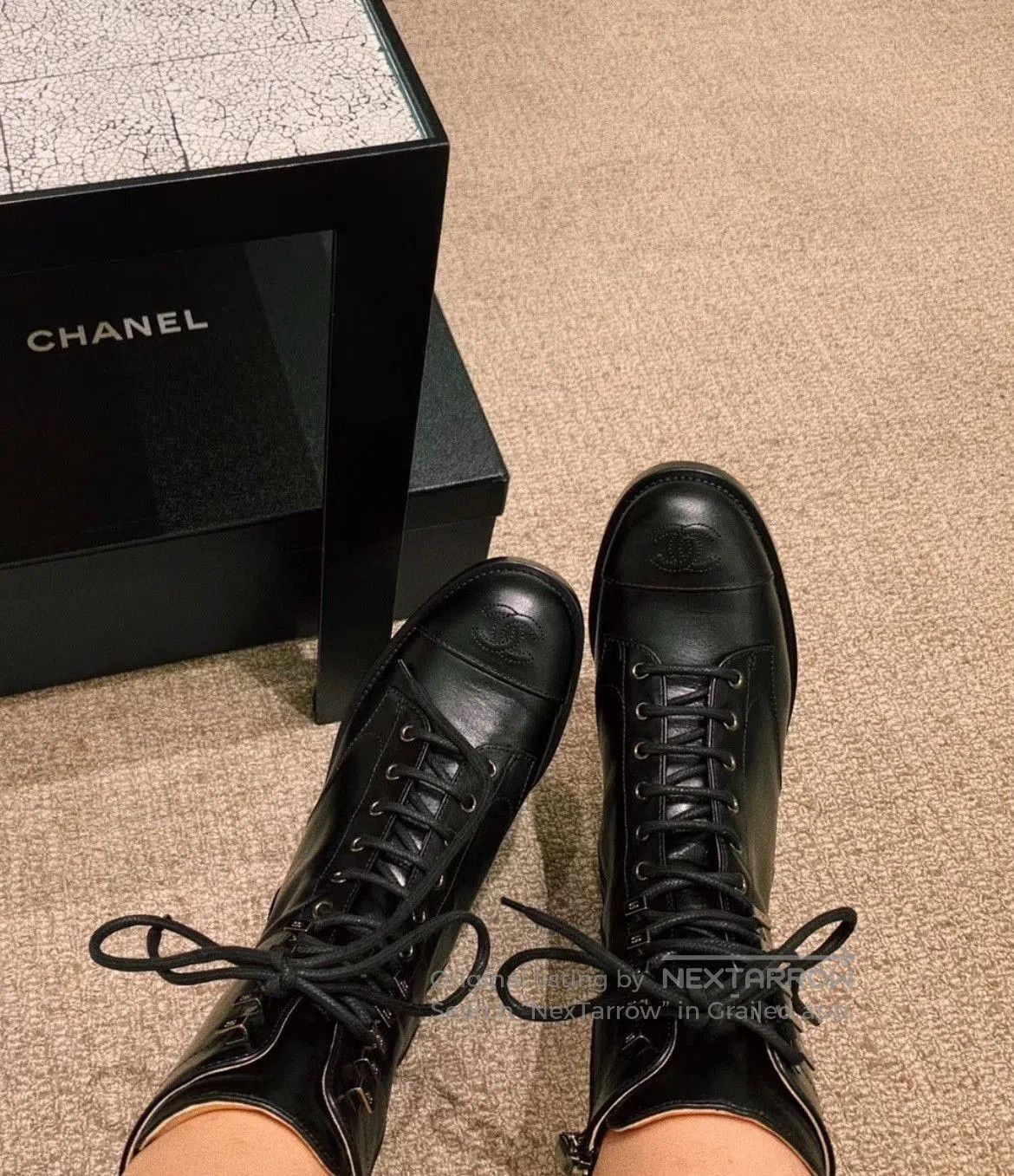 Chanel CHANEL Black Mid. Size US 6 / IT 36 - 9 Thumbnail