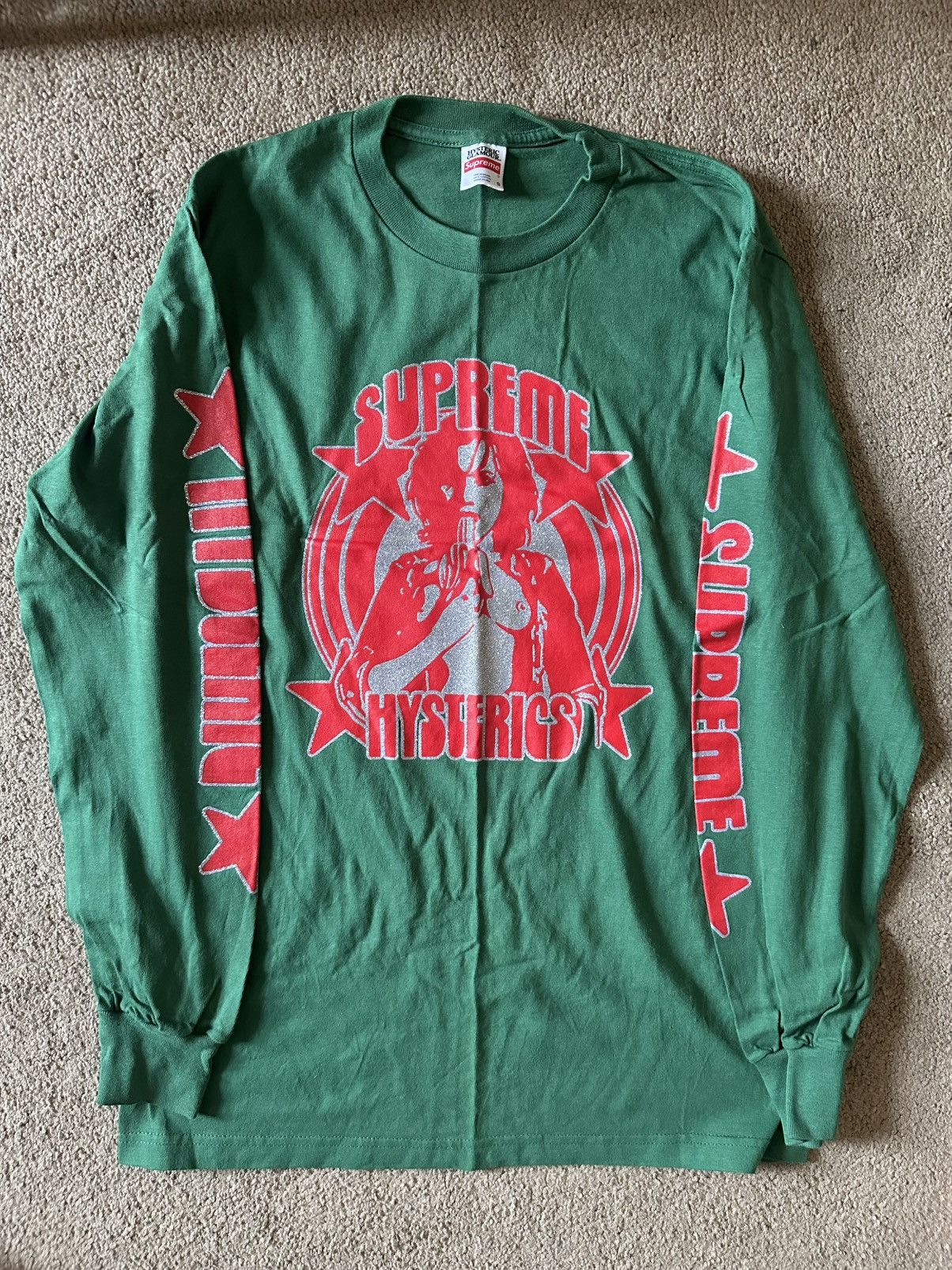 HYSTERIC GLAMOUR Supreme 長袖シャツ M Supreme 新品 シュプリーム SUPREME x ヒステリックグラマー