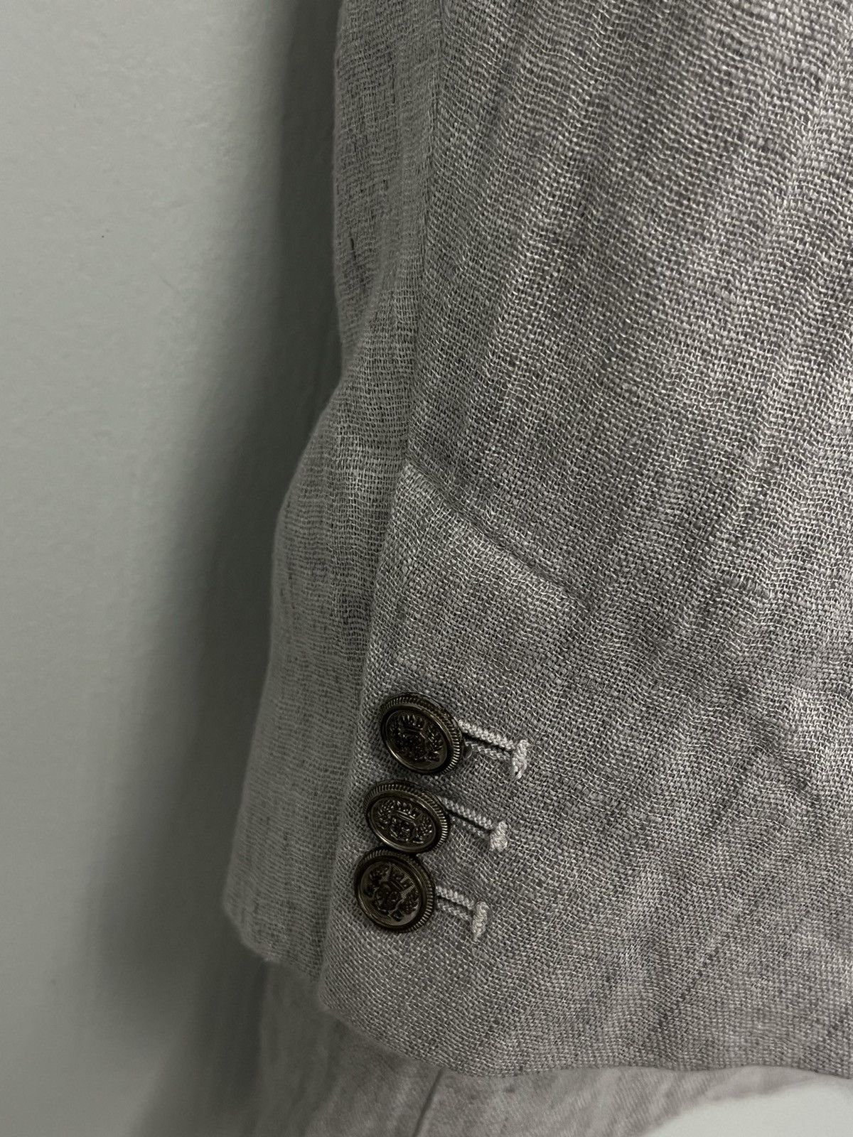 John Varvatos Linen Cutaway Coat. 48 Size US M / EU 48-50 / 2 - 9 Thumbnail