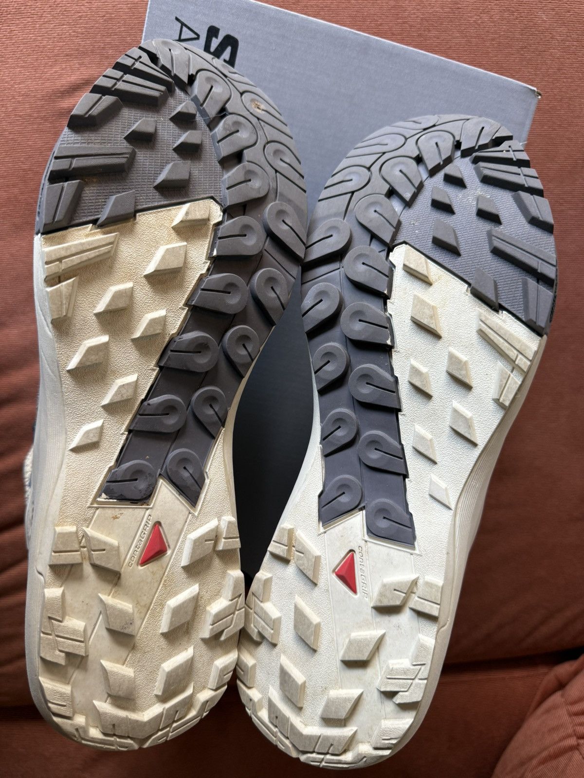 Salomon Salomon Alpinway Advanced | S[LAB] - Almond Milk/Plum Size US 8.5 / EU 41-42 - 10 Thumbnail