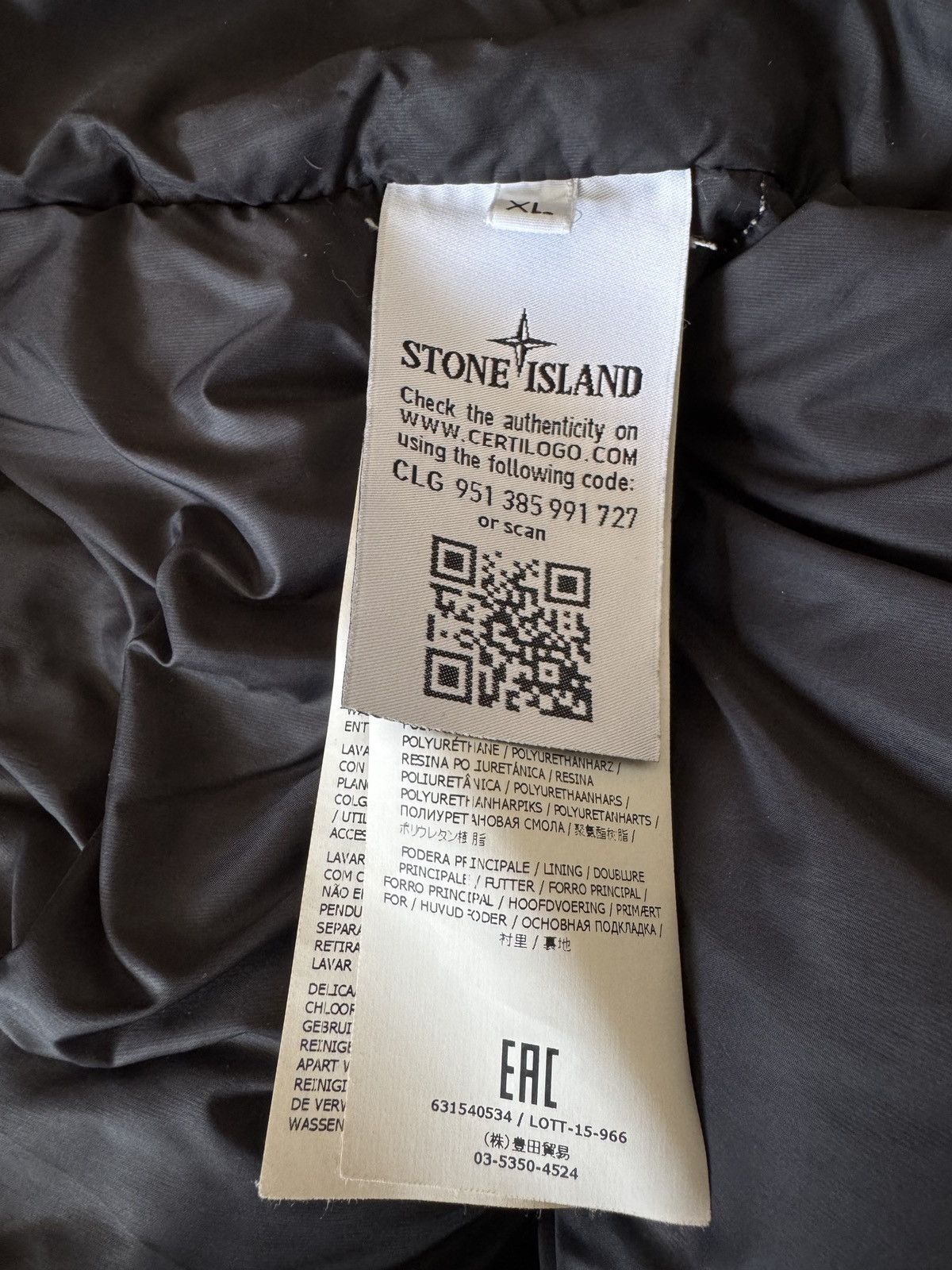Stone Island 🔥 Archive Stone Island Polypropylene Tela Down Parka Jacket Size US XL / EU 56 / 4 - 16 Thumbnail