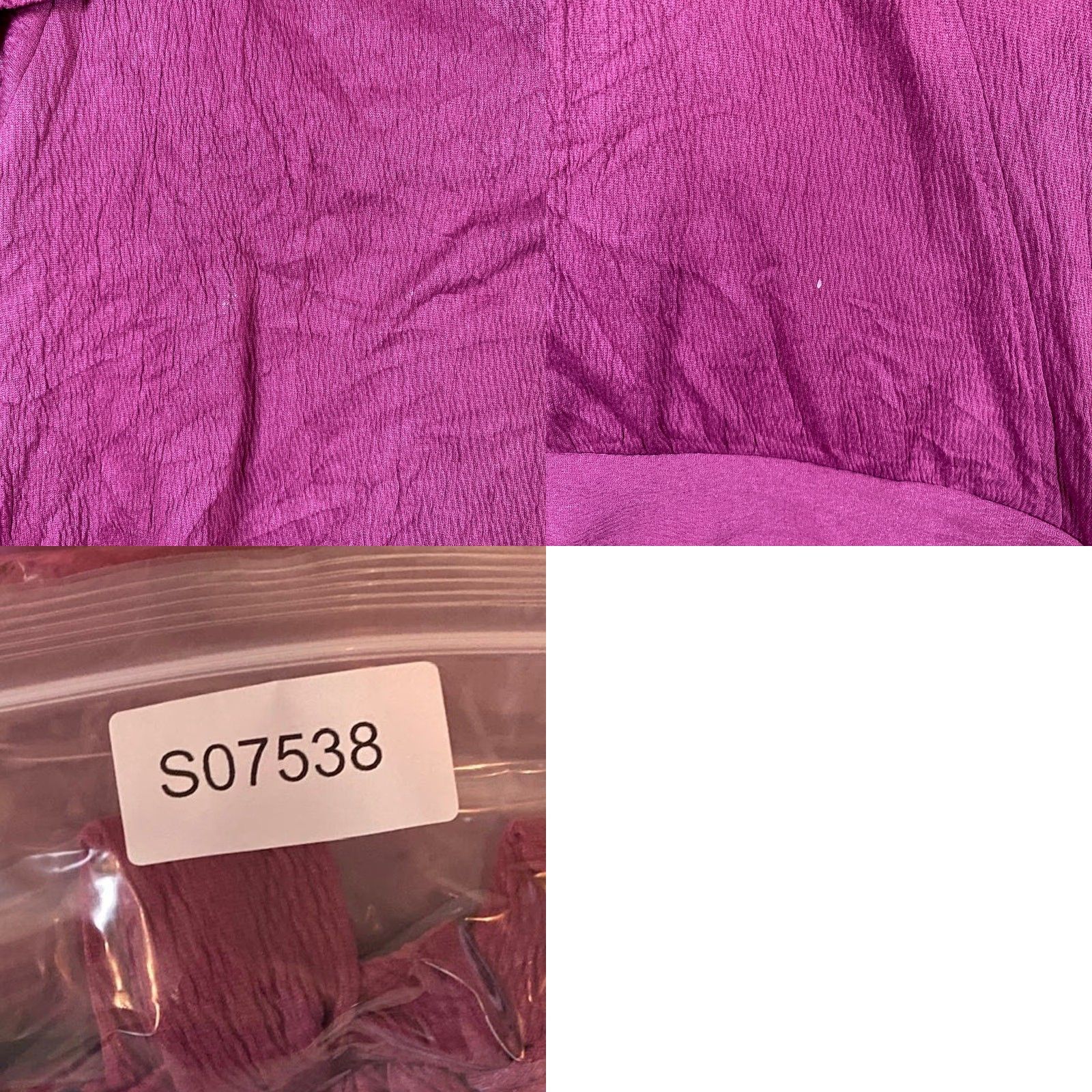 Loft LOFT Blouse V-Neck Wrap Front Tie Short Sleeve Stretch S Womens Pink Fuchsia Casual Workwear Size S / US 4 / IT 40 - 9 Thumbnail