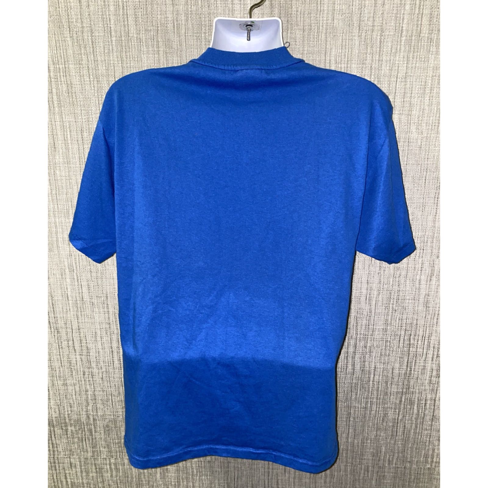 Hanes VINTAGE Hanes T-Shirt Heartbeats Blue Short Sleeve Mens Large L Size US L / EU 52-54 / 3 - 3 Thumbnail