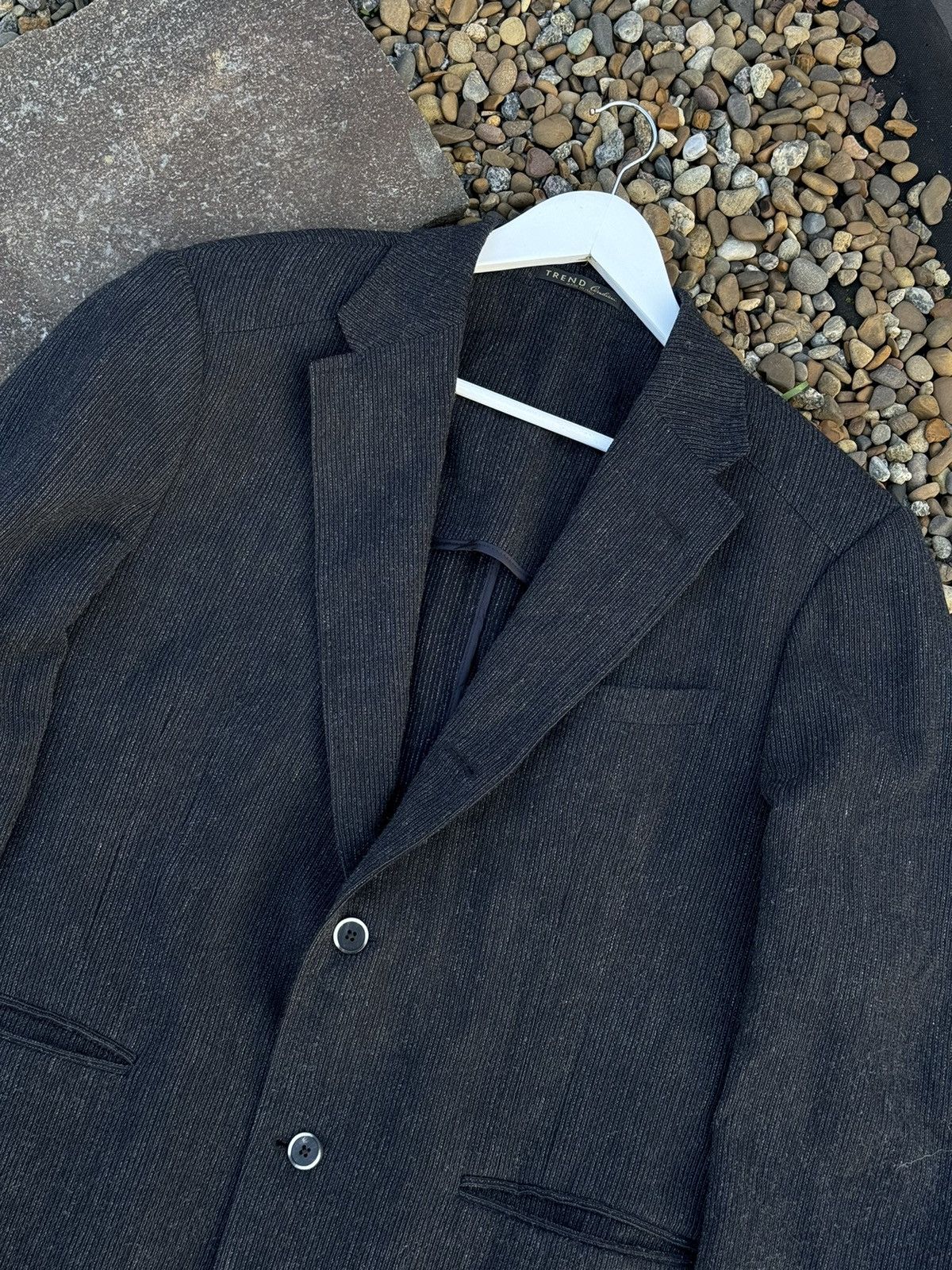 Corneliani Corneliani Trend pleated luxury grey blazer jacket Size 46R - 5 Thumbnail