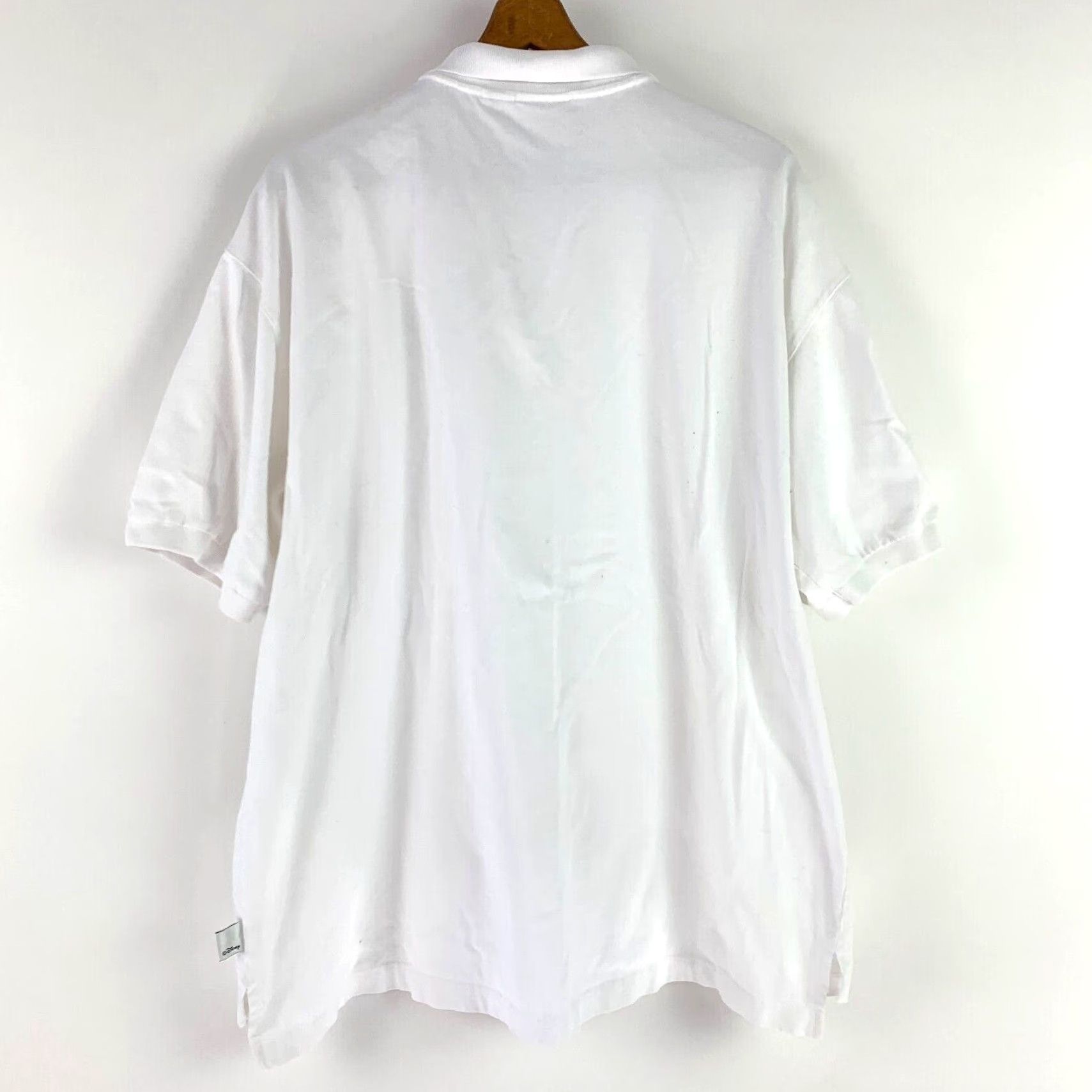 Vintage VINTAGE Mickey Inc Polo Shirt Mens XXL White 1990s Embroidered 100% Cotton Polo Rugby Short Sleeve Shirt Mens Womens Size US XXL / EU 58 / 5 - 4 Thumbnail