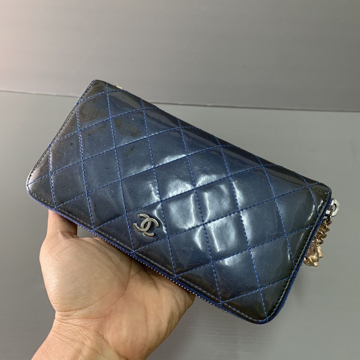 Chanel Chanel Patern Leather Long Wallet Size ONE SIZE - 9 Thumbnail