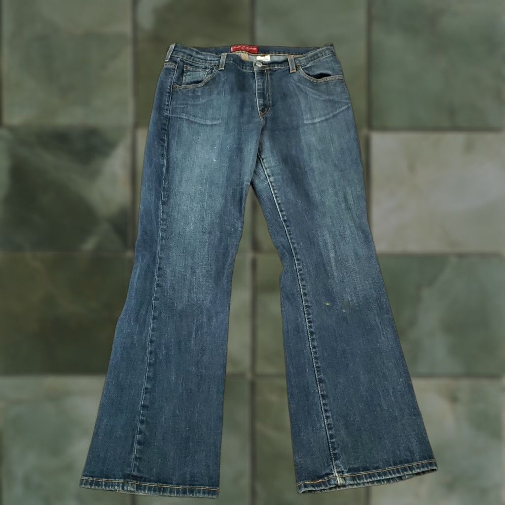 Levi's Levis 515 Jeans Womens Size 14 Mis 34x31 Blue Denim Nouveau Boot Cut Stretch Size 24" / US 00 / IT 34 - 1 Thumbnail