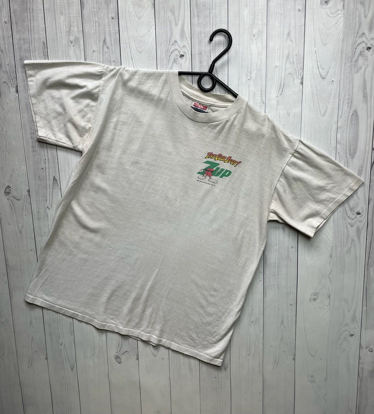Vintage Vintage 7up tee logo rare SevenUp The cool spot size L 1991 Size US L / EU 52-54 / 3 - 4 Thumbnail