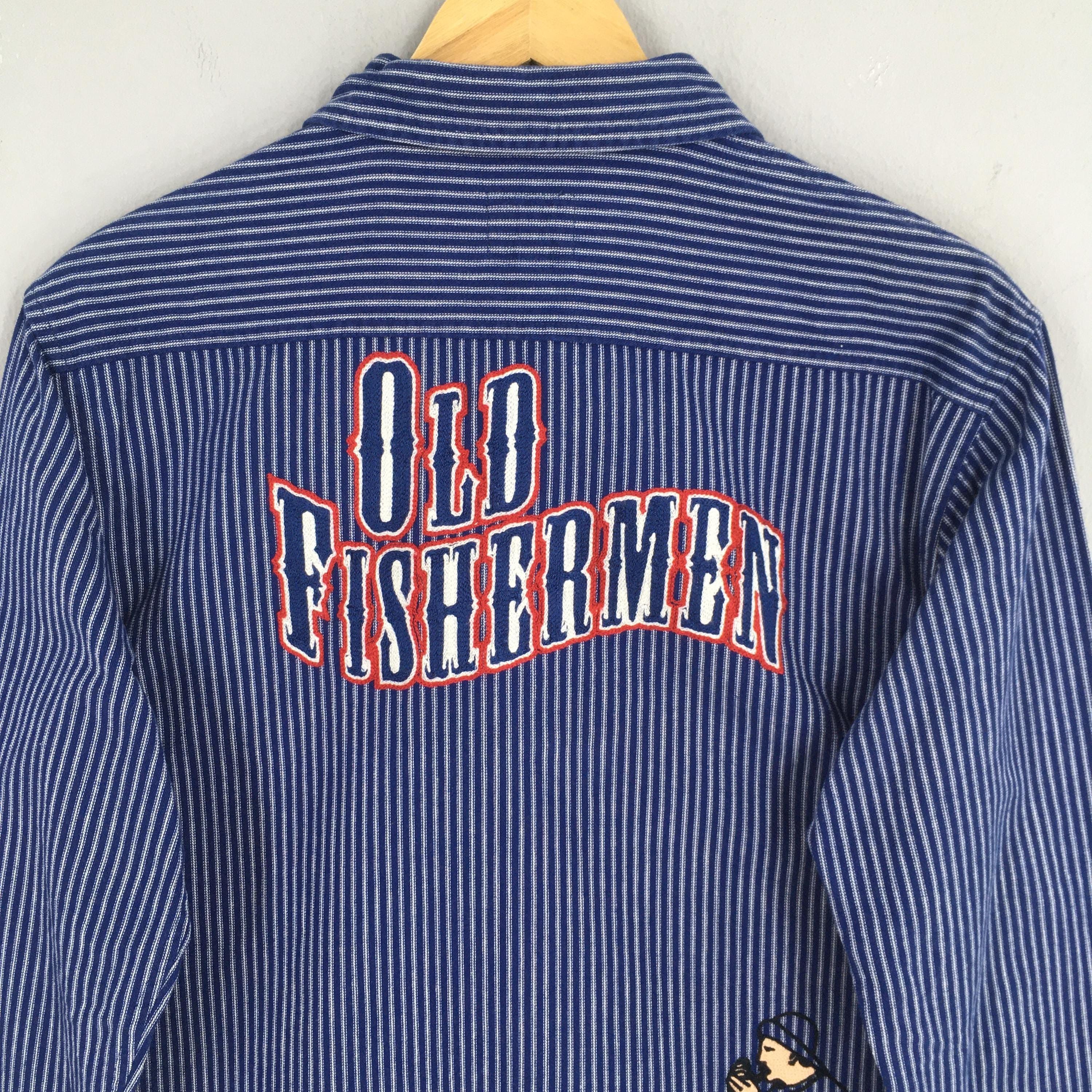 Japanese Brand × Pherrow's × Toyo Enterprises Vintage Pherrows Japan Stripes Half Zipper Shirt Large Size US L / EU 52-54 / 3 - 8 Thumbnail