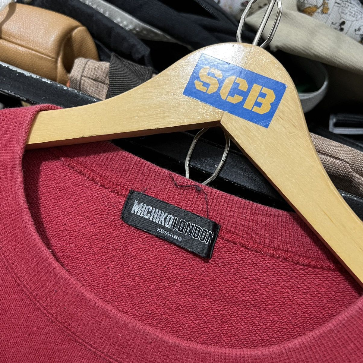Japanese Brand × Michiko Koshino London × Vintage Vintage michiko london sweatshirt crewneck Size US L / EU 52-54 / 3 - 7 Thumbnail