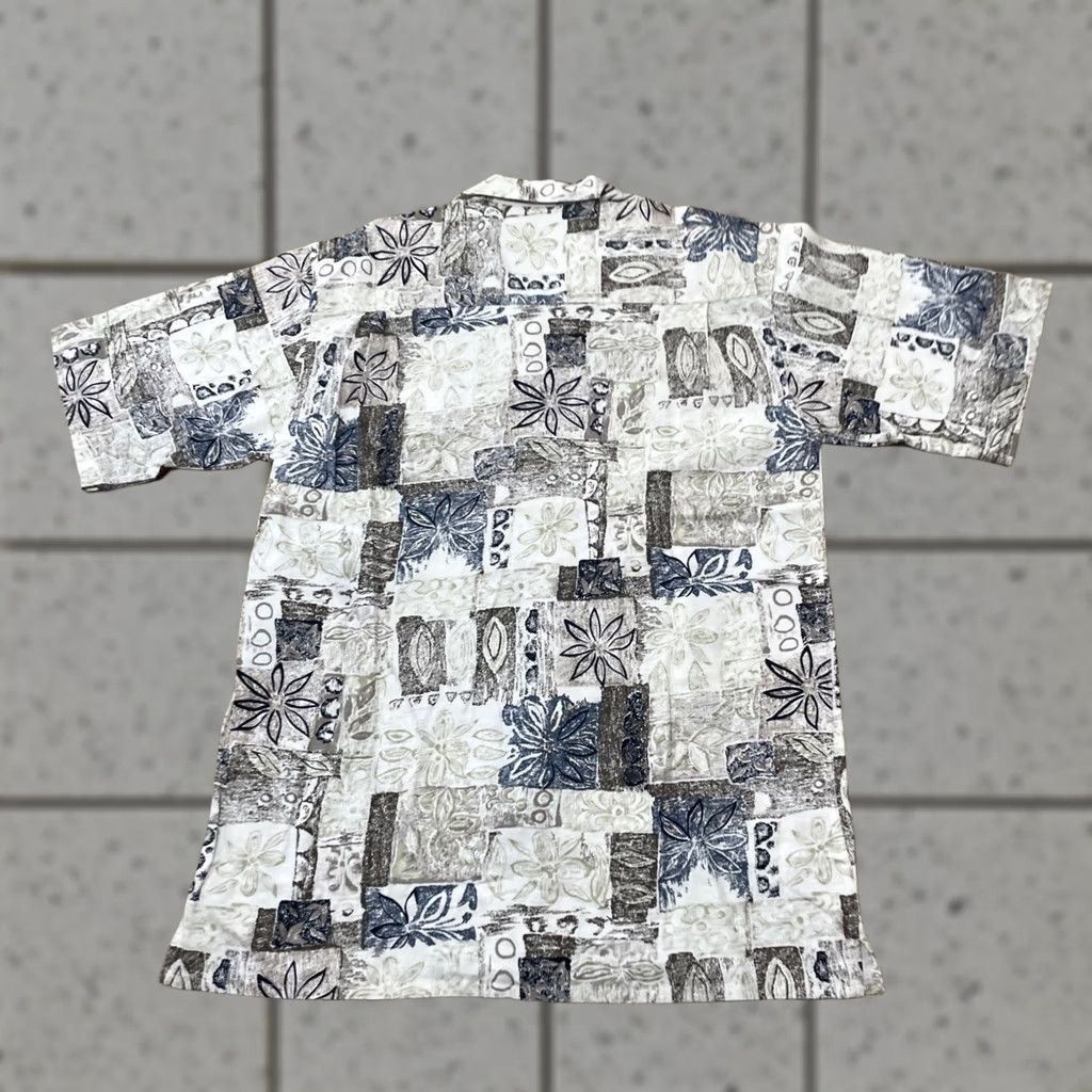 High Sierra VINTAGE High Sierra Relaxed Linen Shirt Men M Tan Blue Floral Madras Plaid Button Up 42 Size US M / EU 48-50 / 2 - 1 Thumbnail