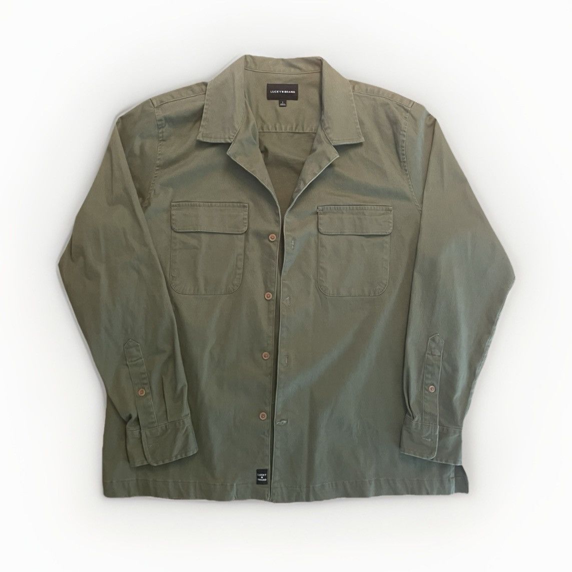 Lucky Brand Olive Work Jacket Size US L / EU 52-54 / 3 - 1 Thumbnail