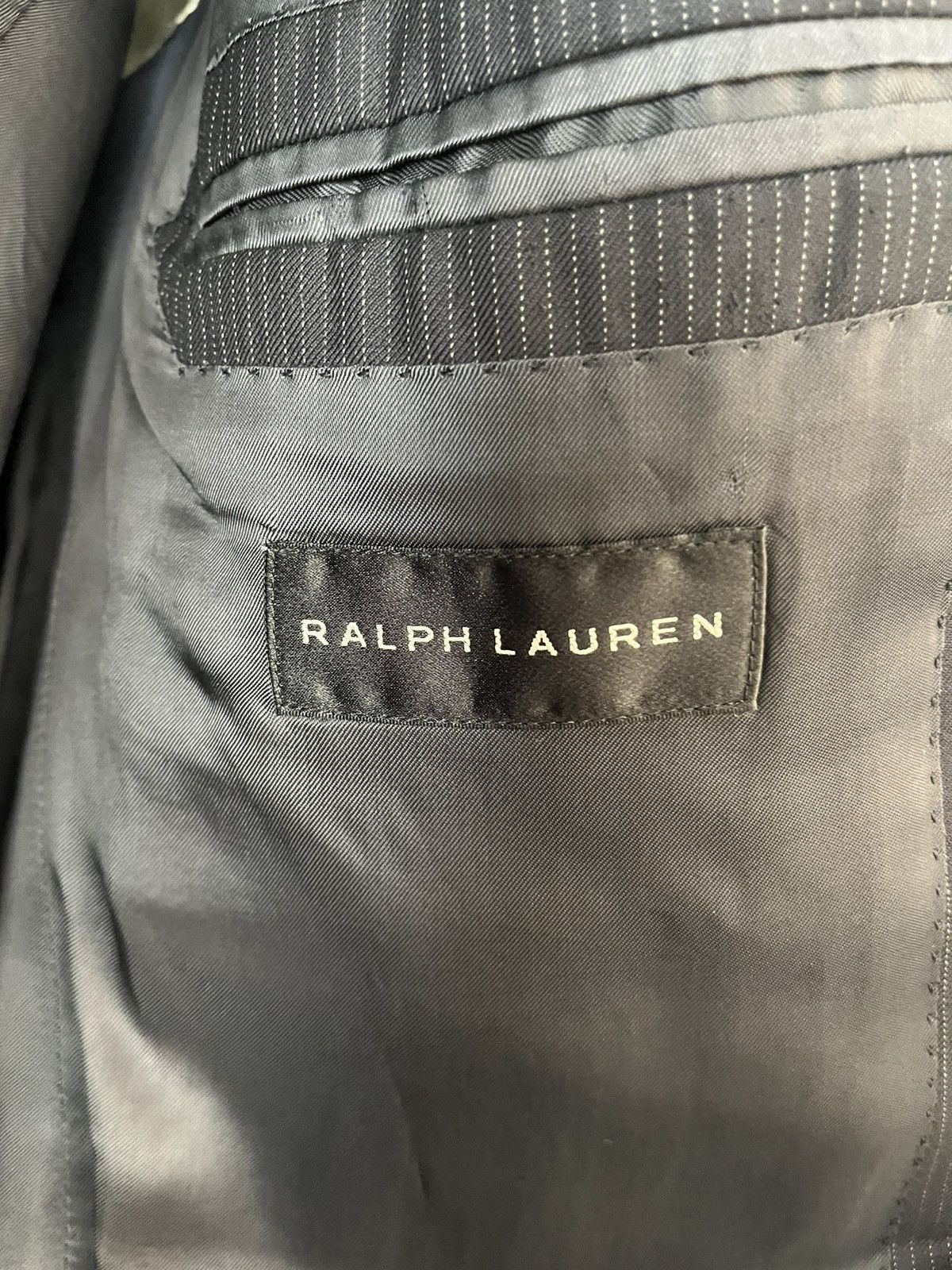 Ralph Lauren Ralph Lauren Navy Stripe Blazer Size 40R - 3 Thumbnail