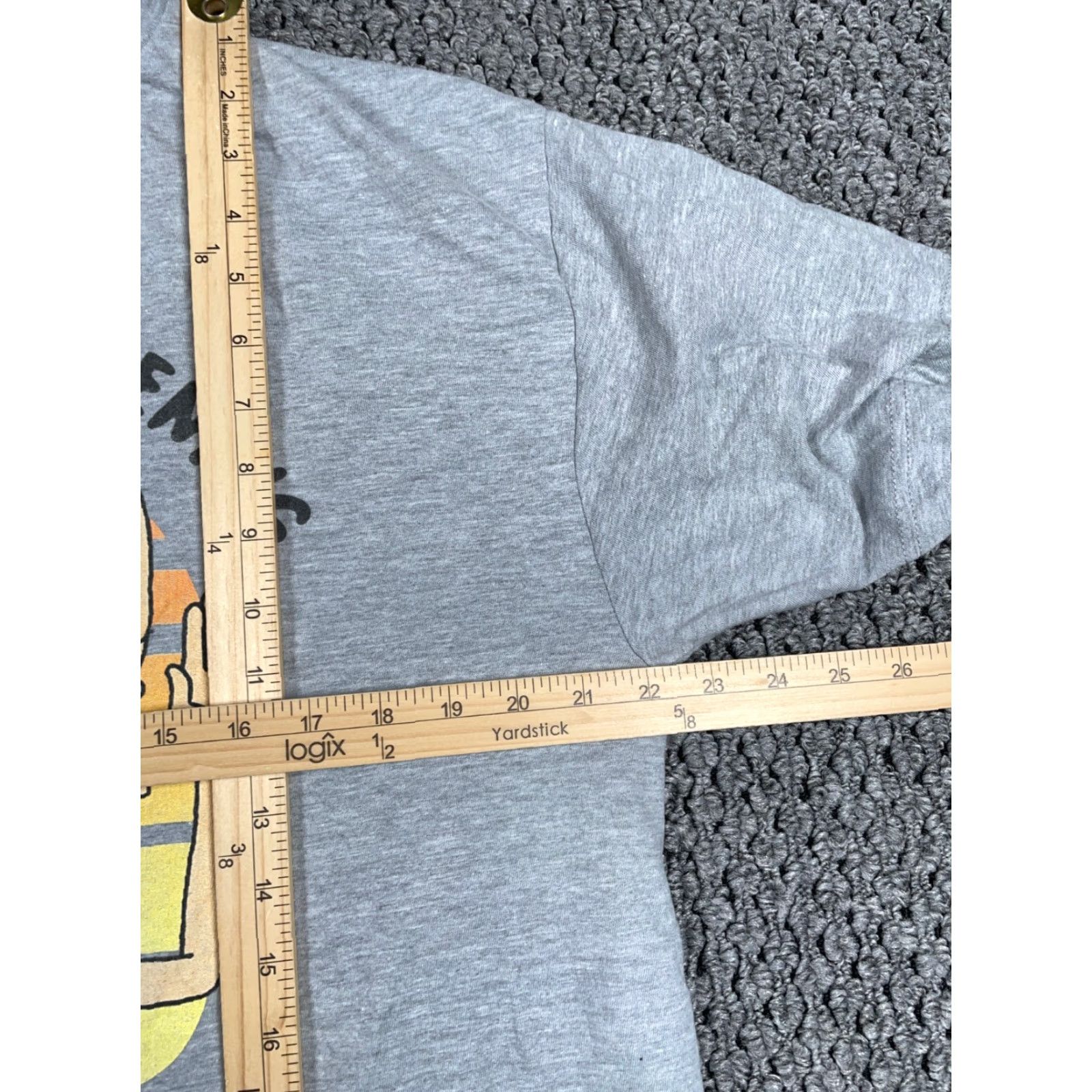 Tultex Beavis & Butt-head Cornholio T-Shirt Adult XL Gray Retro MTV 90s Tultex Tag Size US XL / EU 56 / 4 - 7 Thumbnail