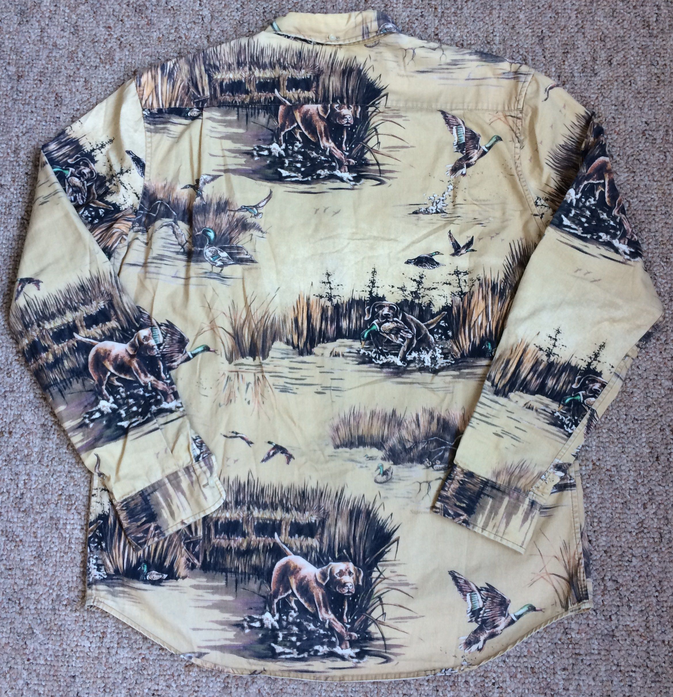 Supreme F/W 2012 Supreme Dogs & Ducks Button Up Shirt Size US L / EU 52-54 / 3 - 5 Thumbnail