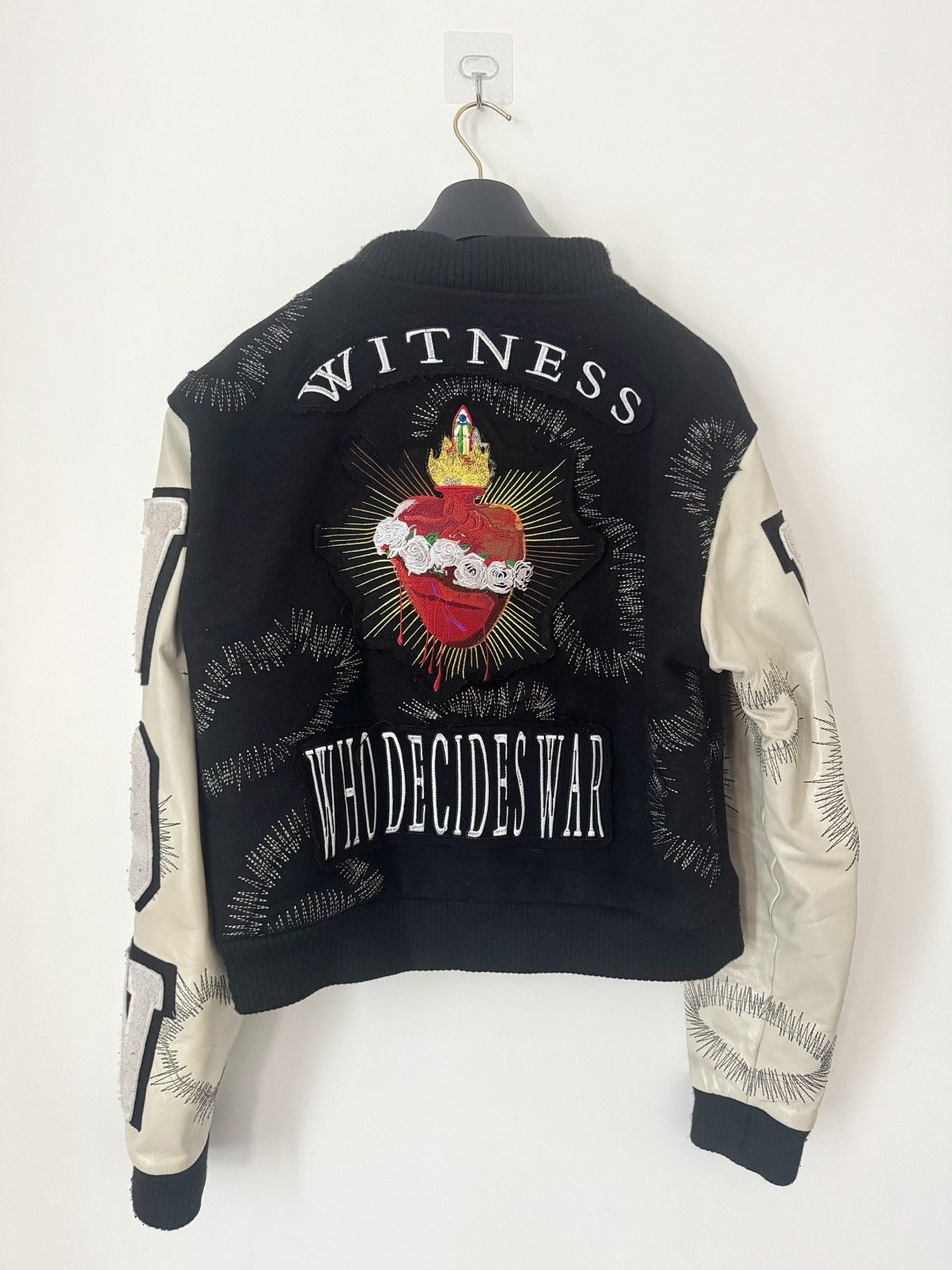 Who Decides War Who Decides War “Stained Glass” Varsity Jacket Black/Grey M Size US M / EU 48-50 / 2 - 2 Thumbnail
